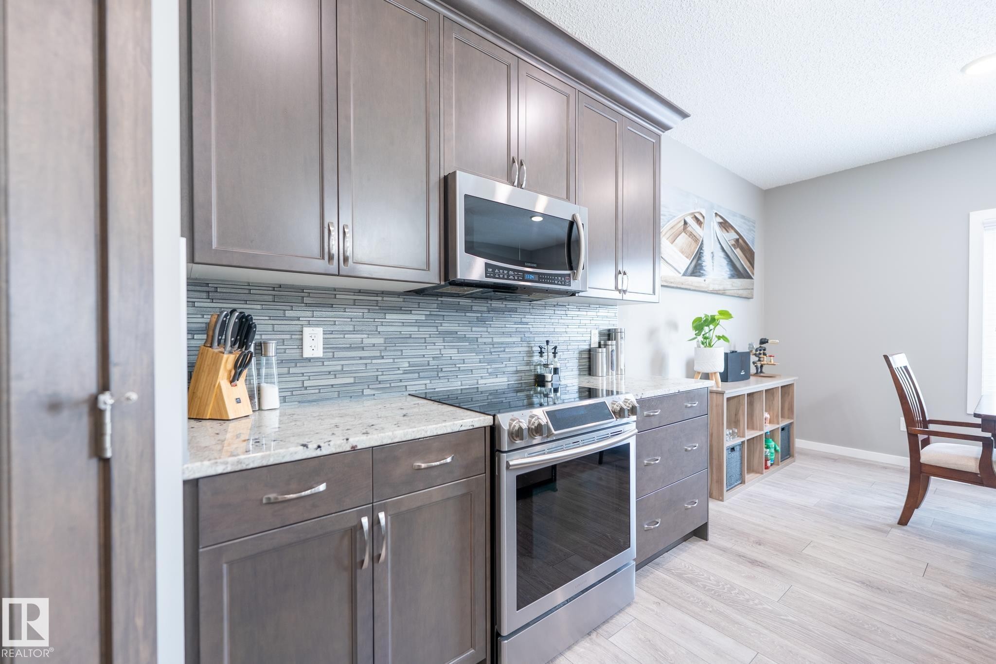 1124 161 Street, Edmonton, AB - Indoor Photo Showing Kitchen With Upgraded Kitchen