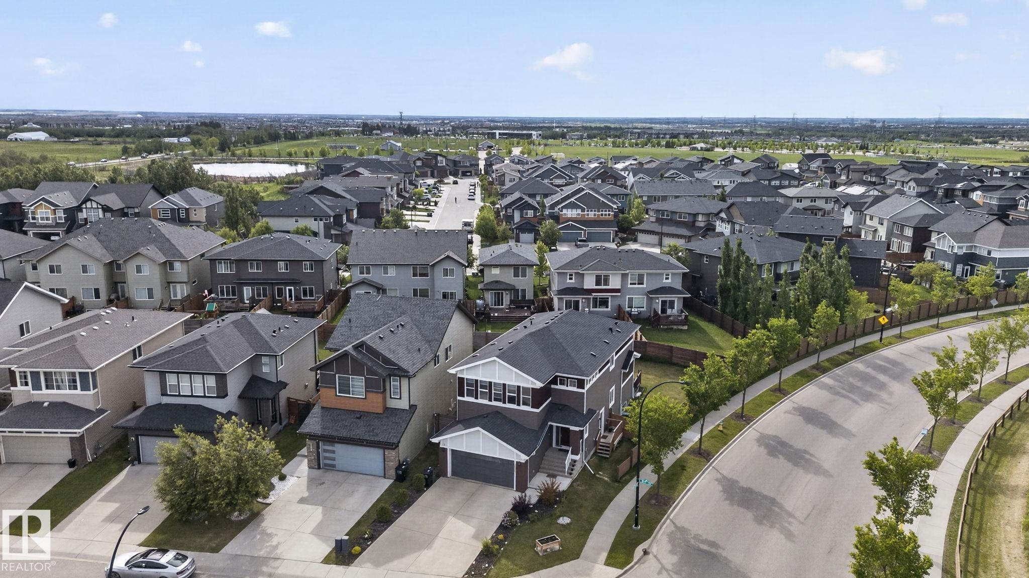Aerial view - 704 39 Street, Edmonton, AB
