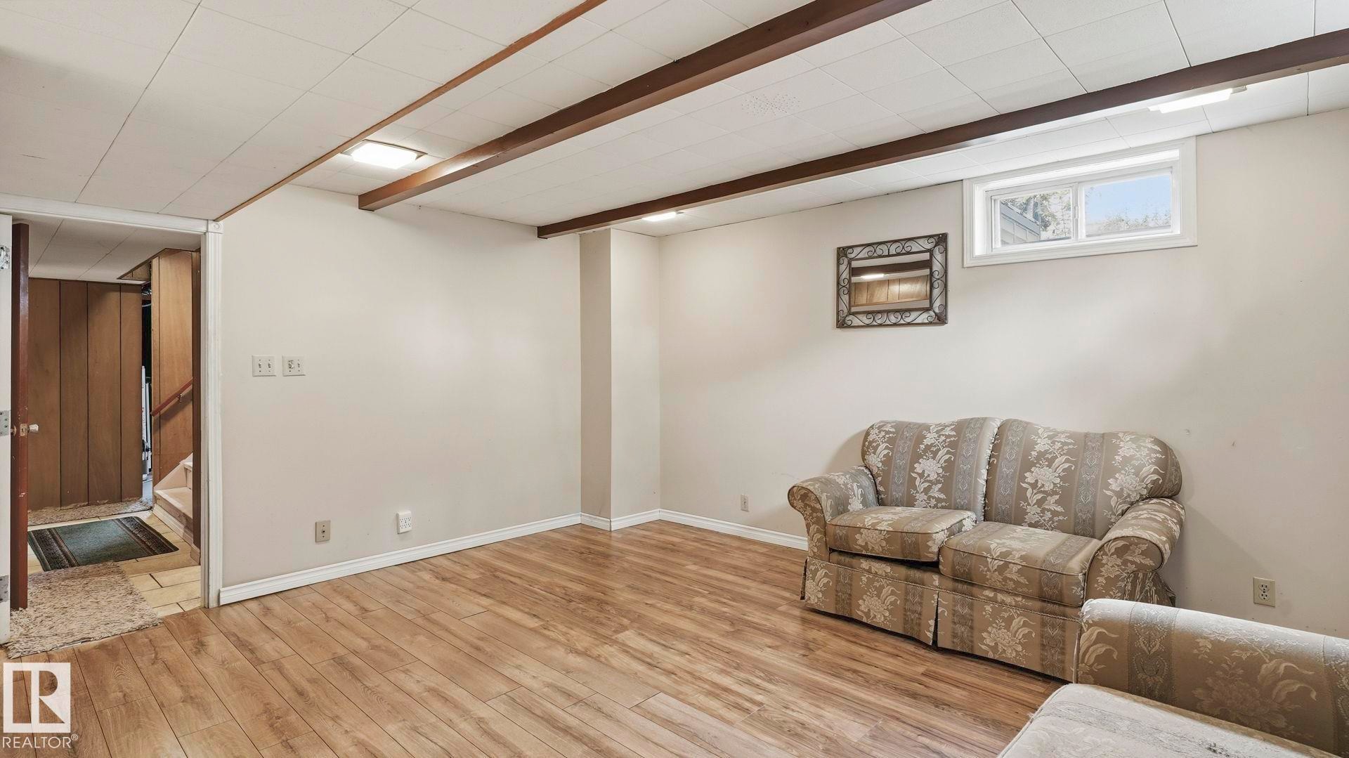 Sitting room - 13008 105 Street Nw, Edmonton, AB - Indoor Photo Showing Basement