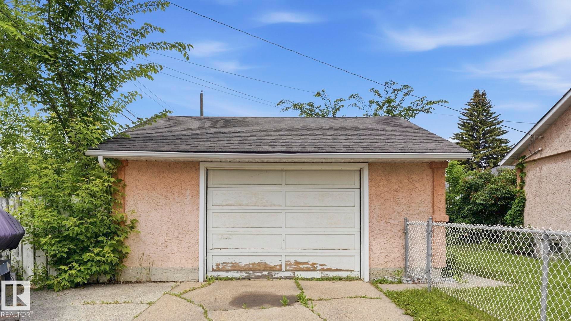 Garage - 13008 105 Street Nw, Edmonton, AB - Outdoor With Exterior