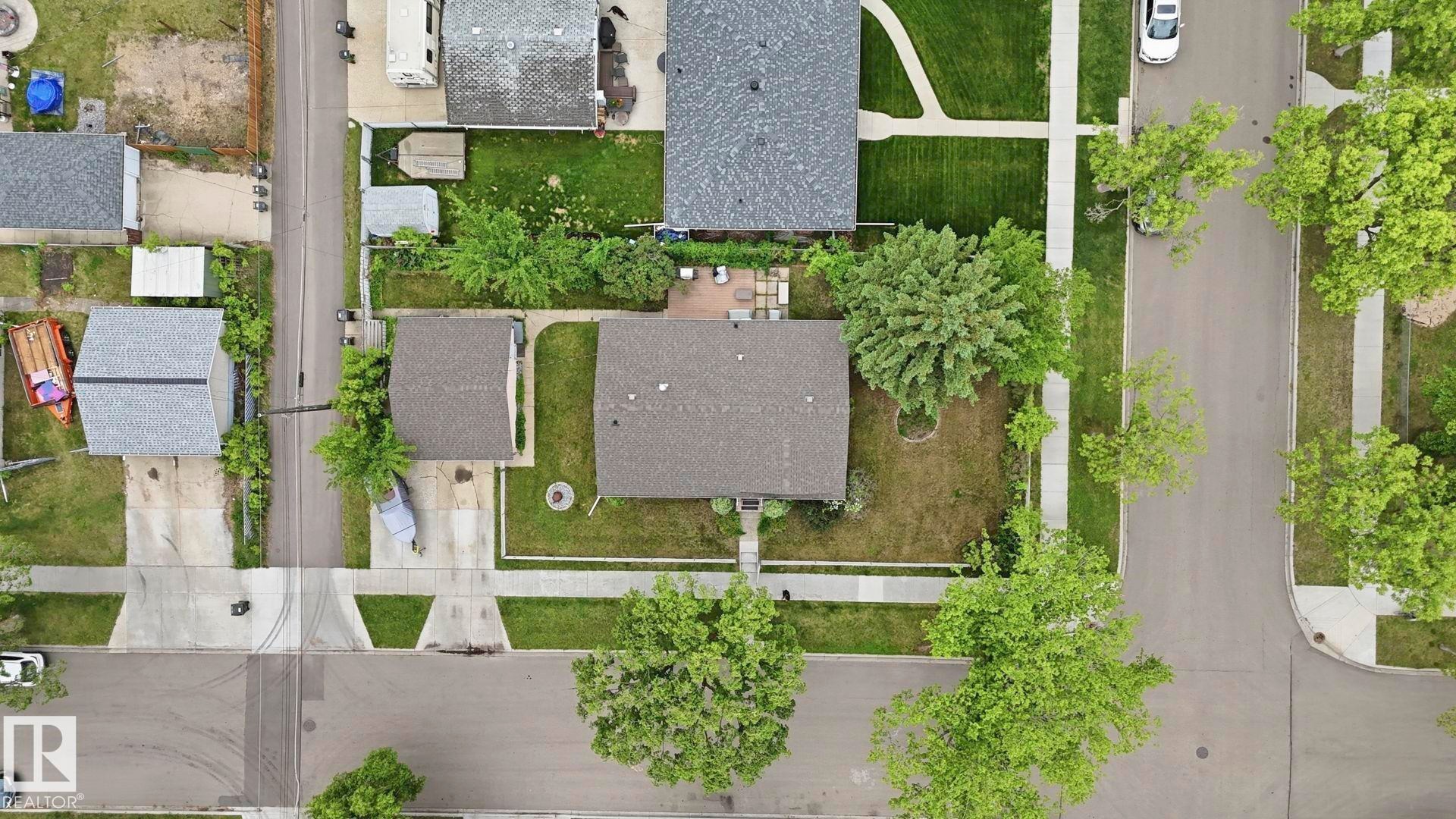 Aerial view - 13008 105 Street Nw, Edmonton, AB - Outdoor