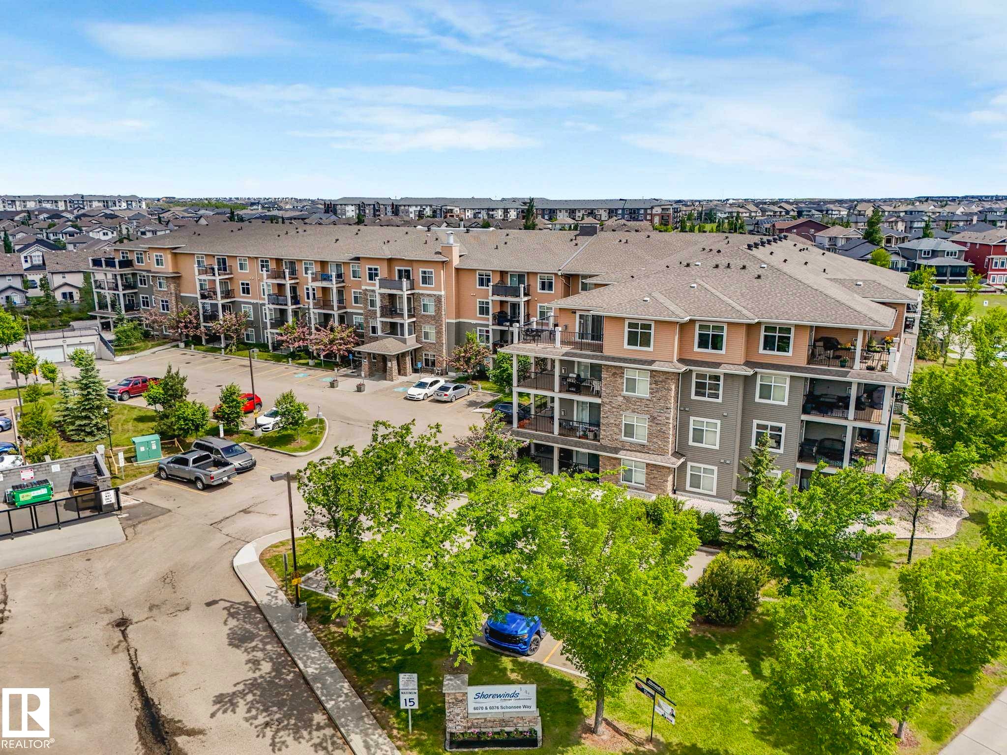 Aerial view - 117 6070 Schonsee Way, Edmonton, AB