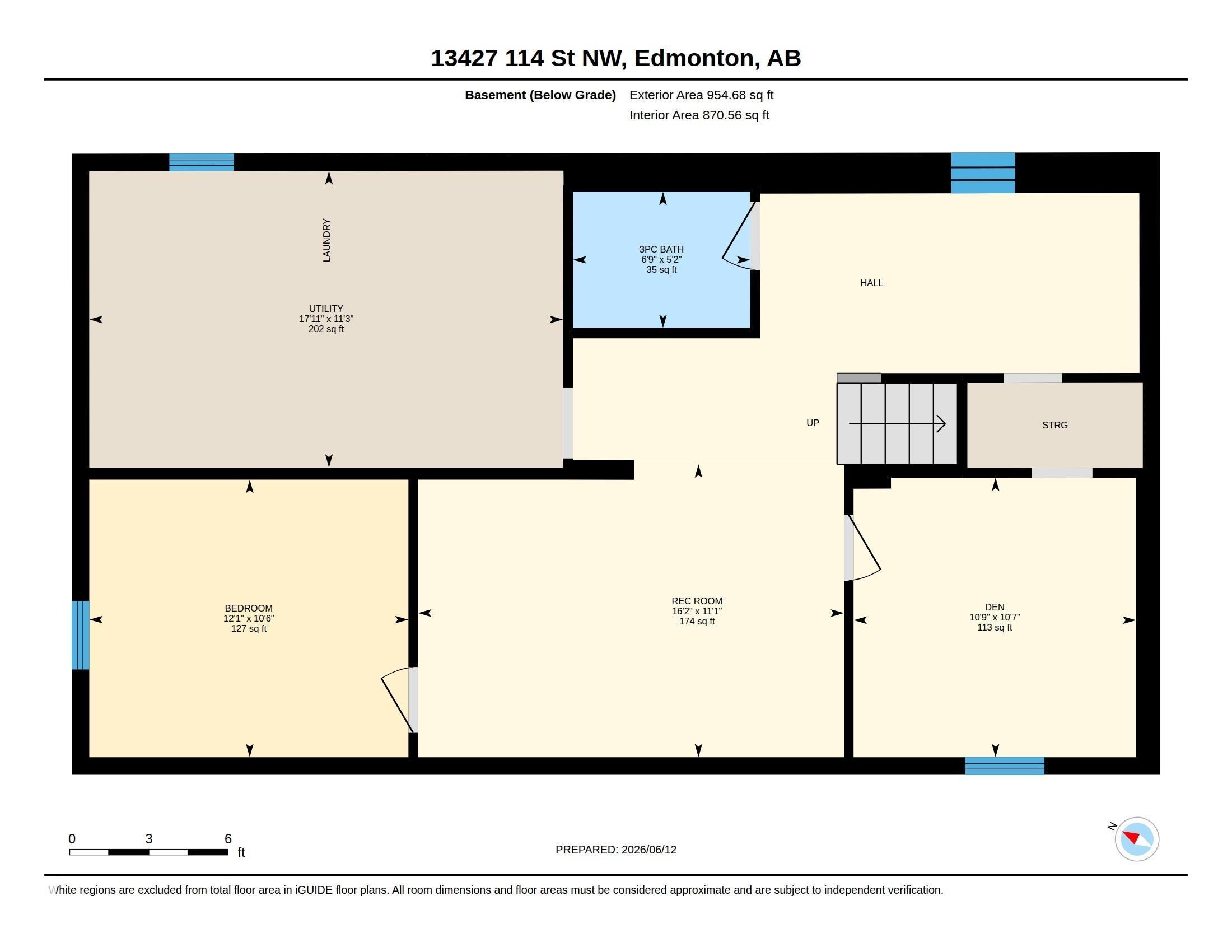 Floor plan - 13427 114 Street Nw, Edmonton, AB