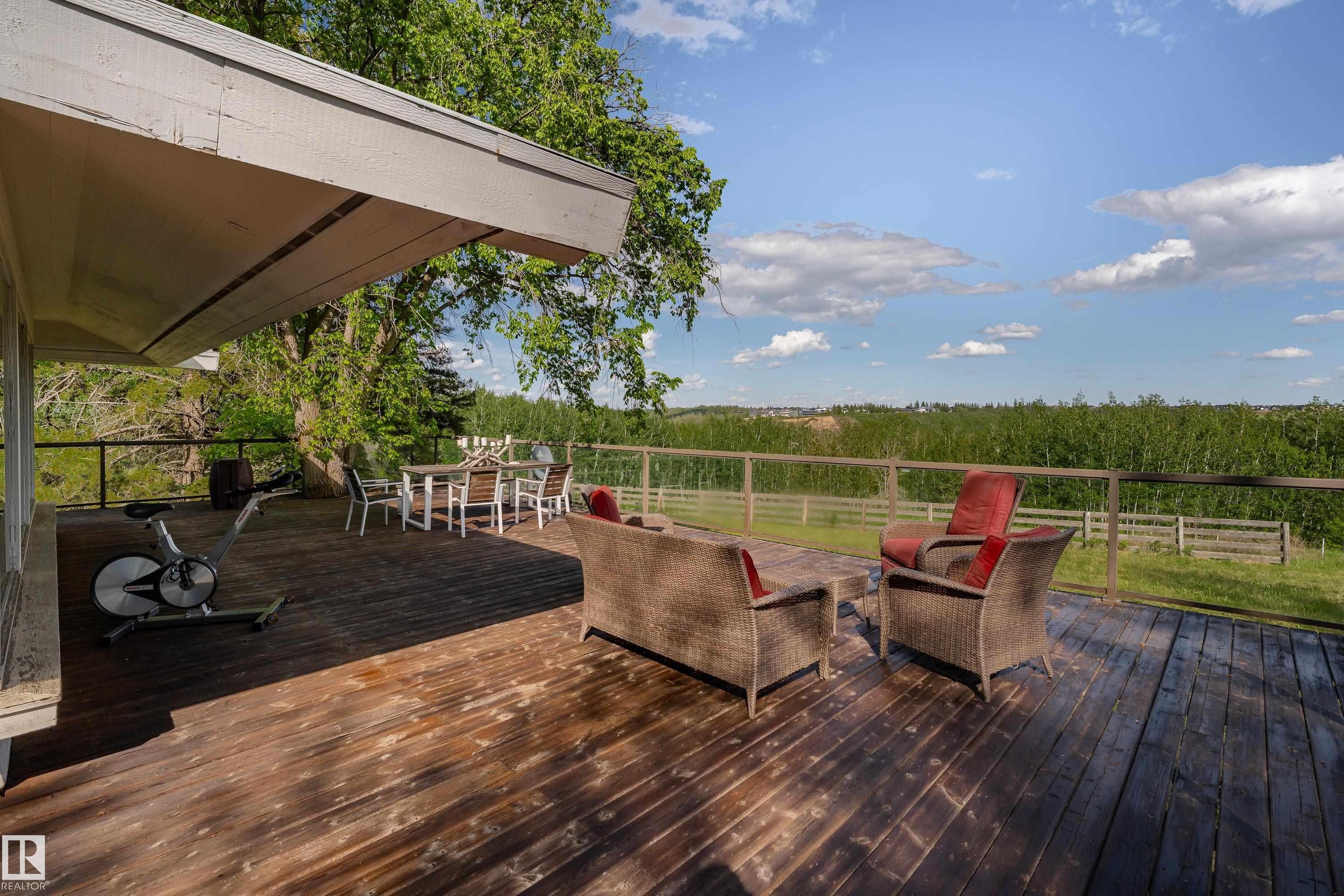 20211 9 Avenue Sw, Edmonton, AB - Outdoor With Deck Patio Veranda With View