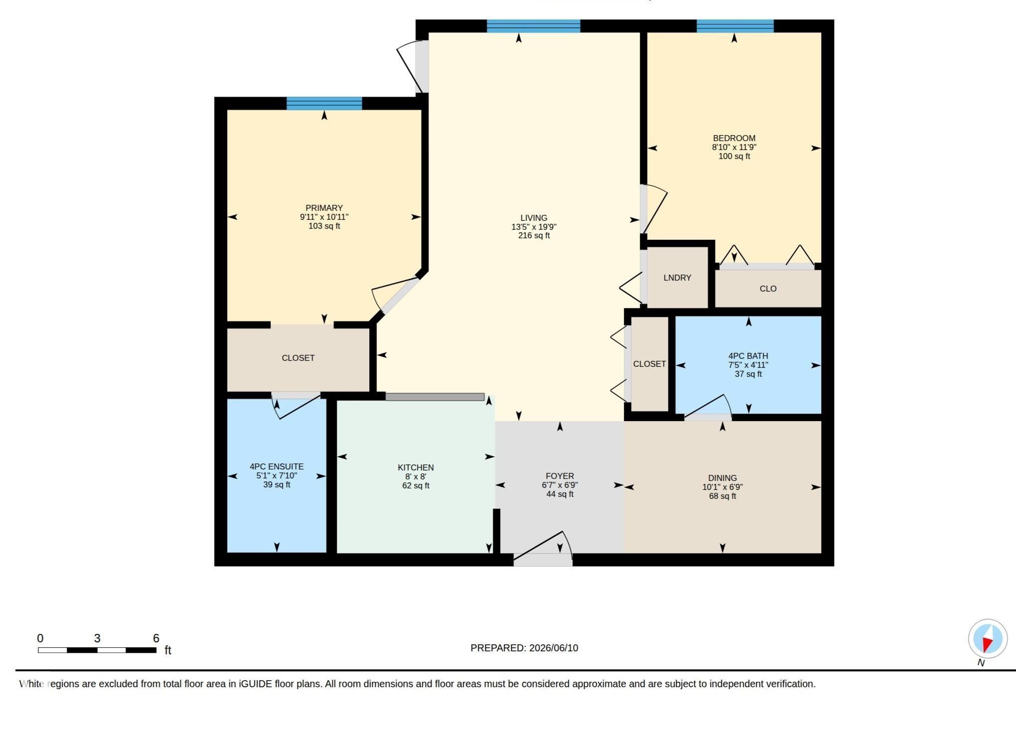 Floor plan - 220 12035 22 Avenue, Edmonton, AB