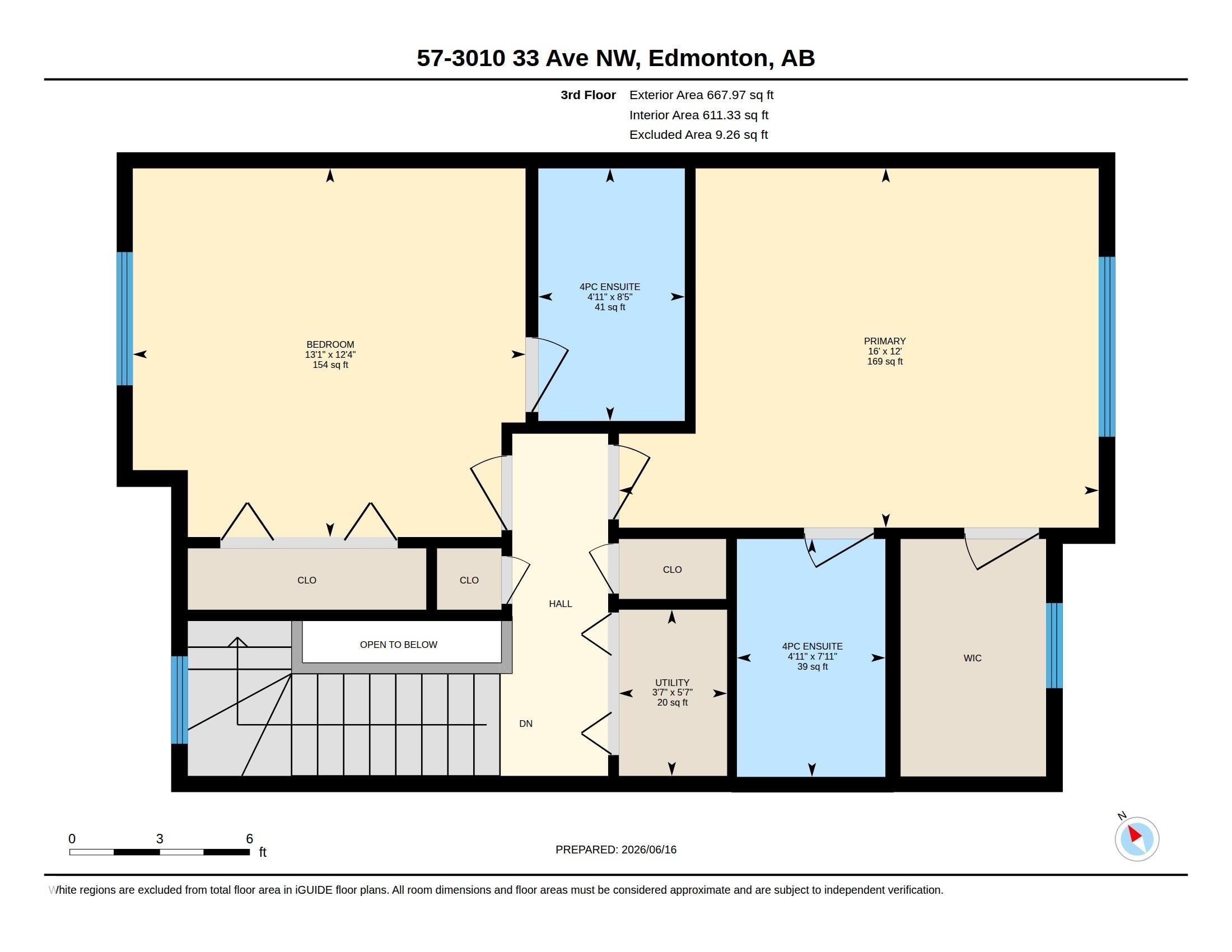Floor plan - 57 3010 33 Avenue, Edmonton, AB