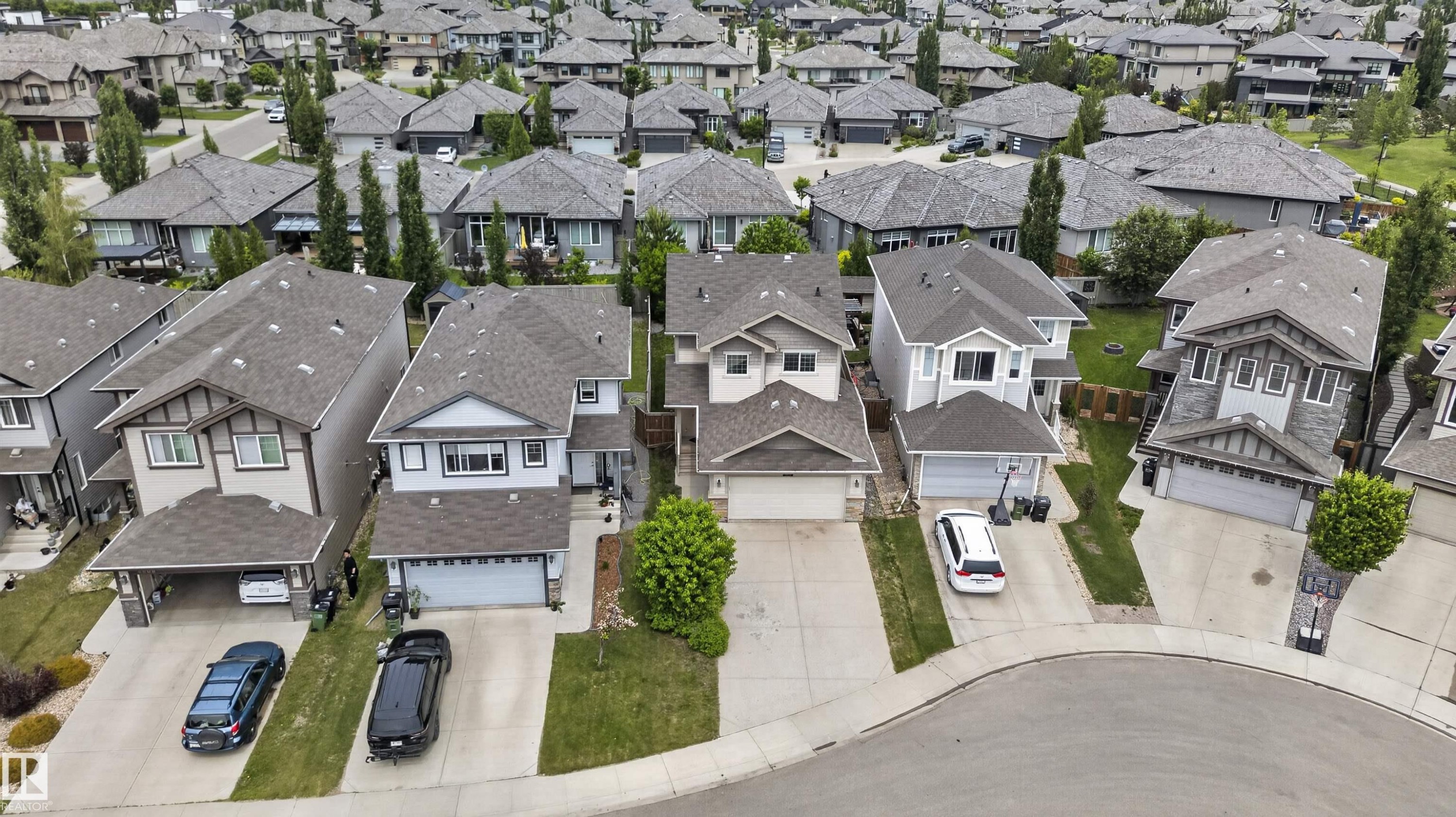 Aerial view - 4612 Westcliff Point(E), Edmonton, AB