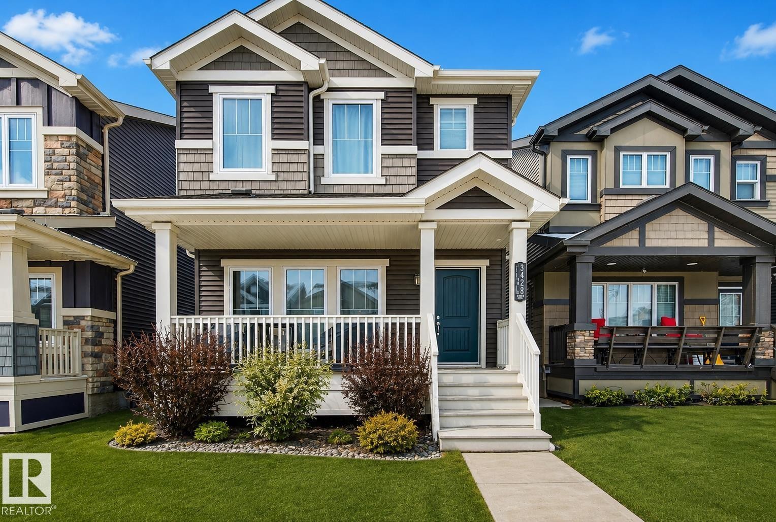3428 Cherry Way Sw, Edmonton, AB - Outdoor With Deck Patio Veranda With Facade
