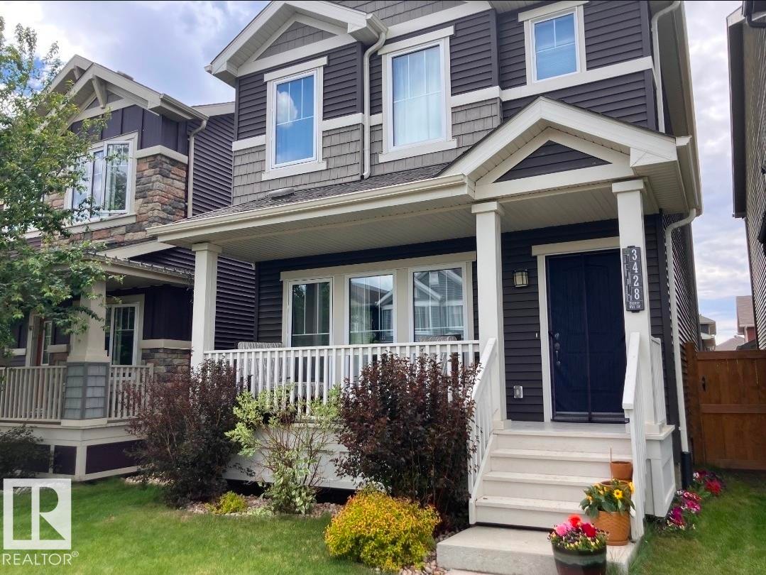 3428 Cherry Way Sw, Edmonton, AB - Outdoor With Deck Patio Veranda With Facade