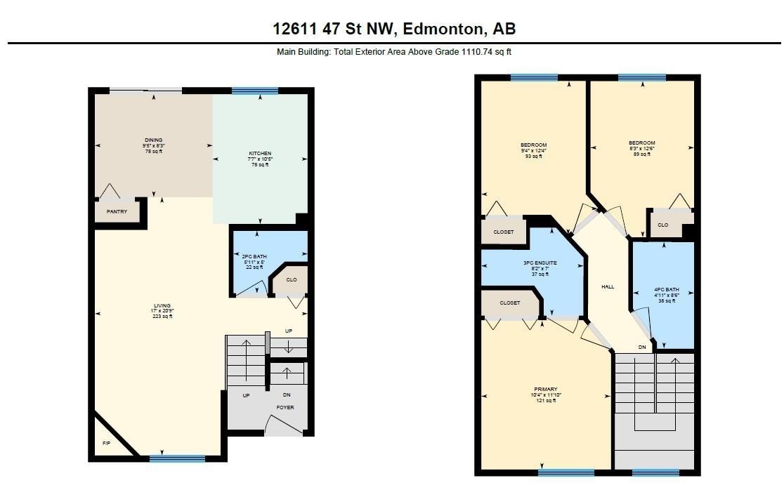 Floor plan - 12611 47 Street, Edmonton, AB