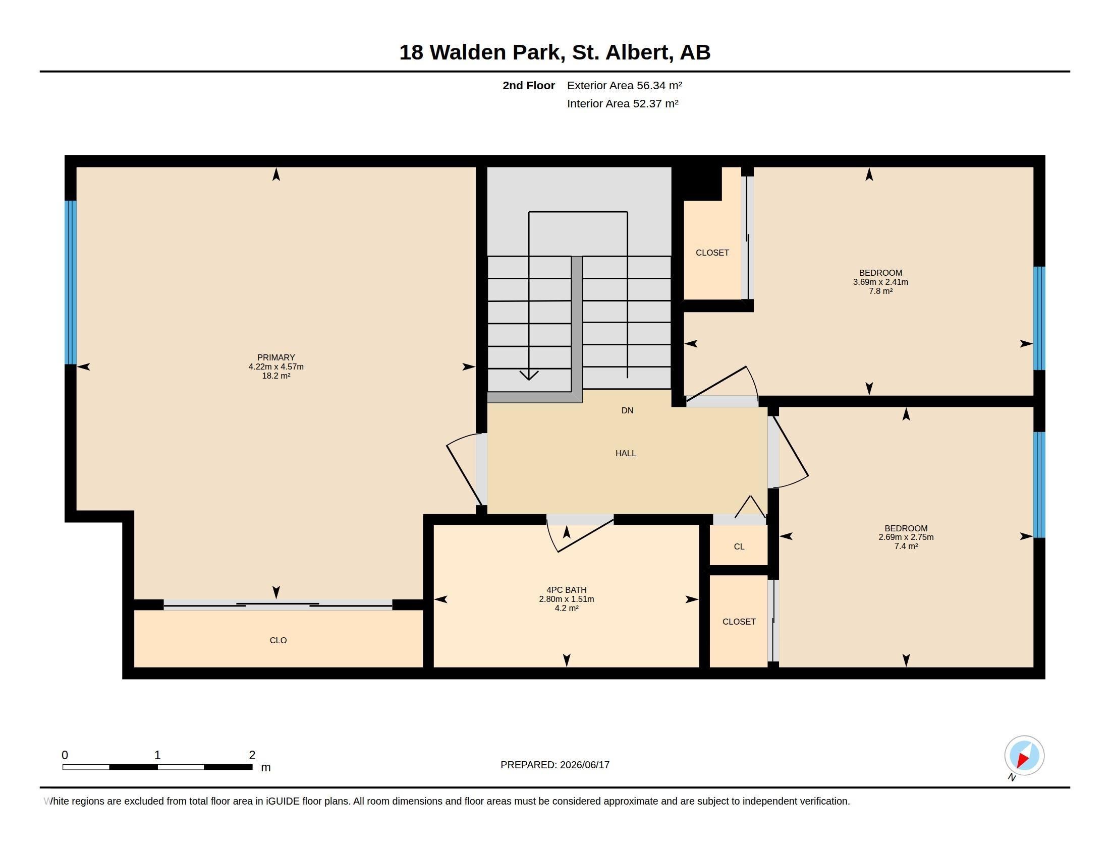 Floor plan - 18 Walden Park, St. Albert, AB