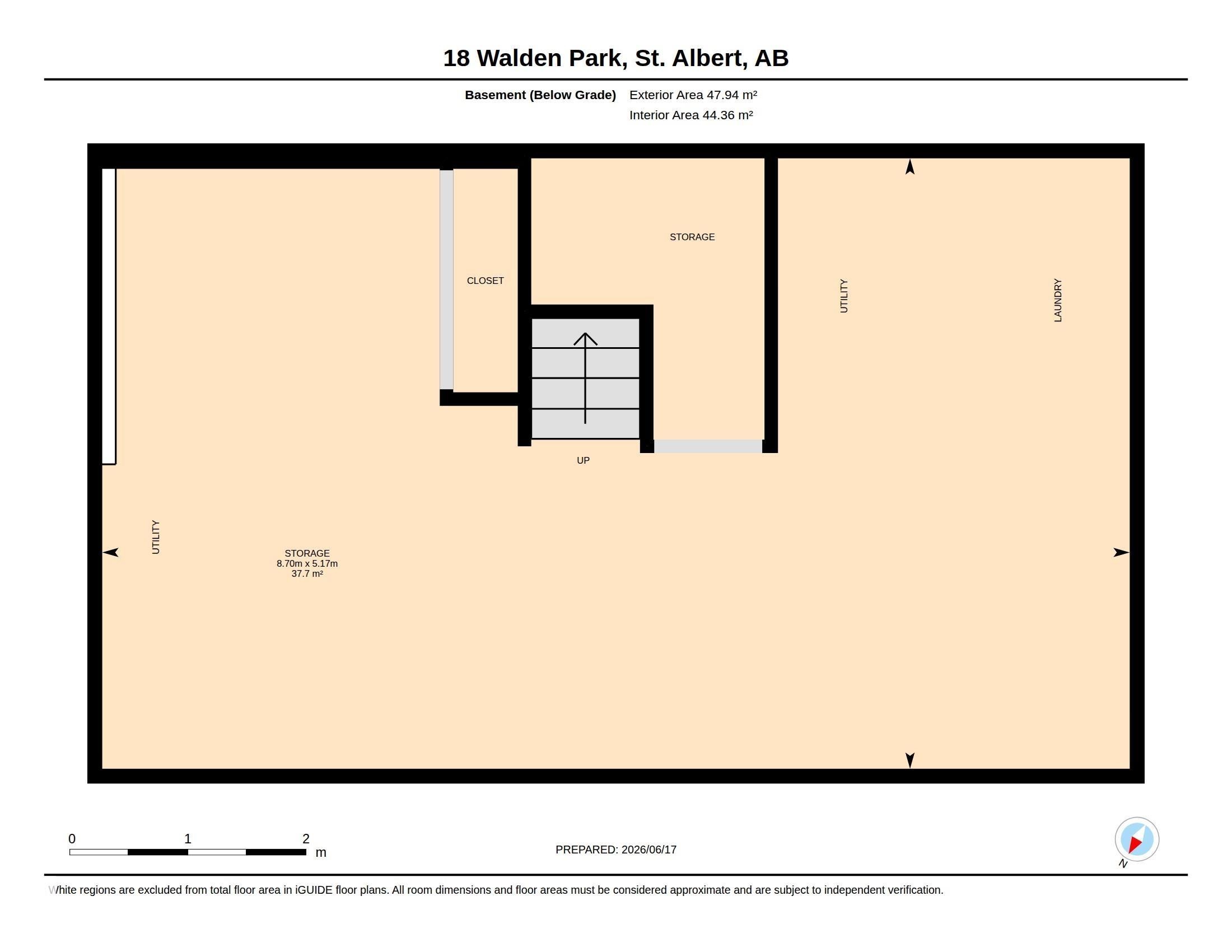 Floor plan - 18 Walden Park, St. Albert, AB