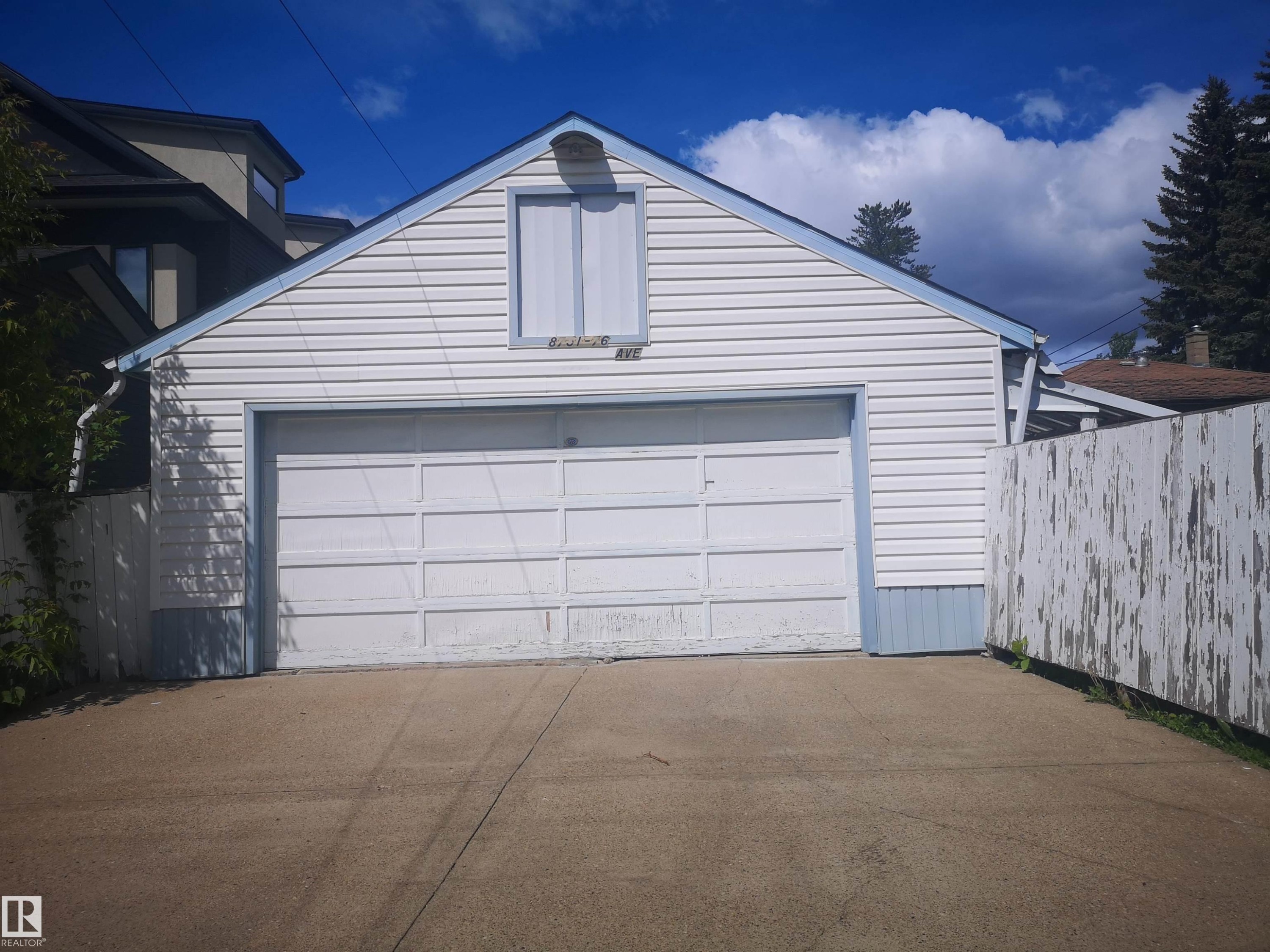 Double garage in back. - 8751 76 Avenue Nw, Edmonton, AB