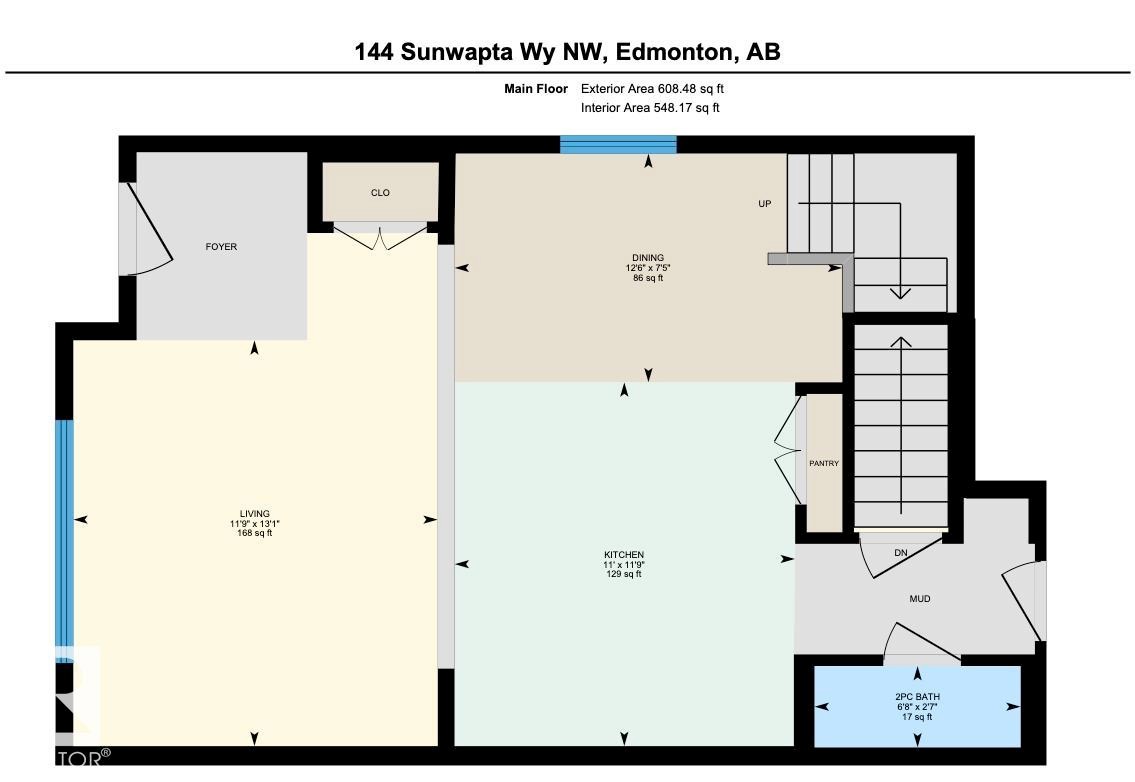 Floor plan - 144 Sunwapta Way, Edmonton, AB