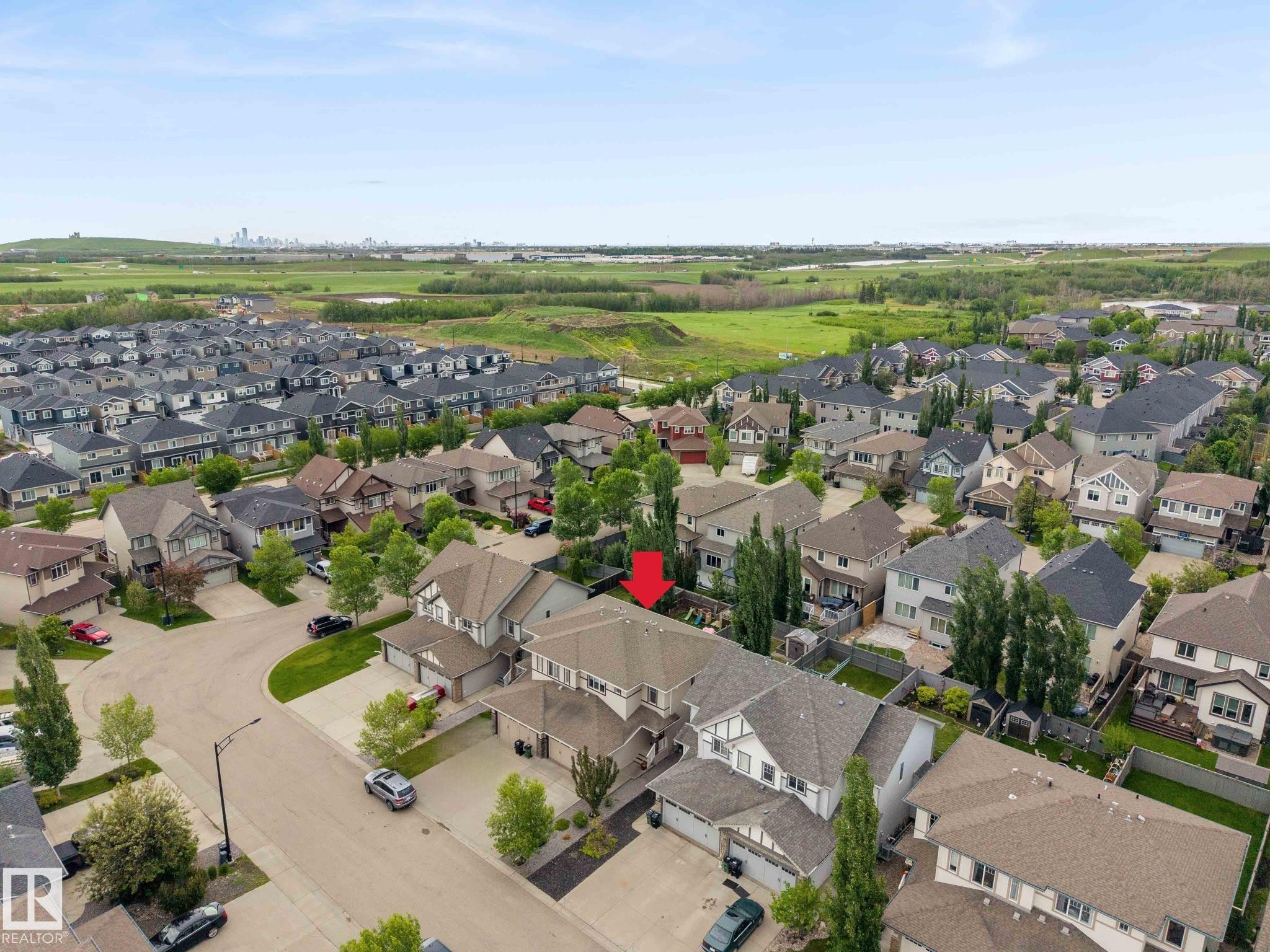 Residential neighborhood featuring a mix of detached and attached homes - 20013 131 Avenue, Edmonton, AB