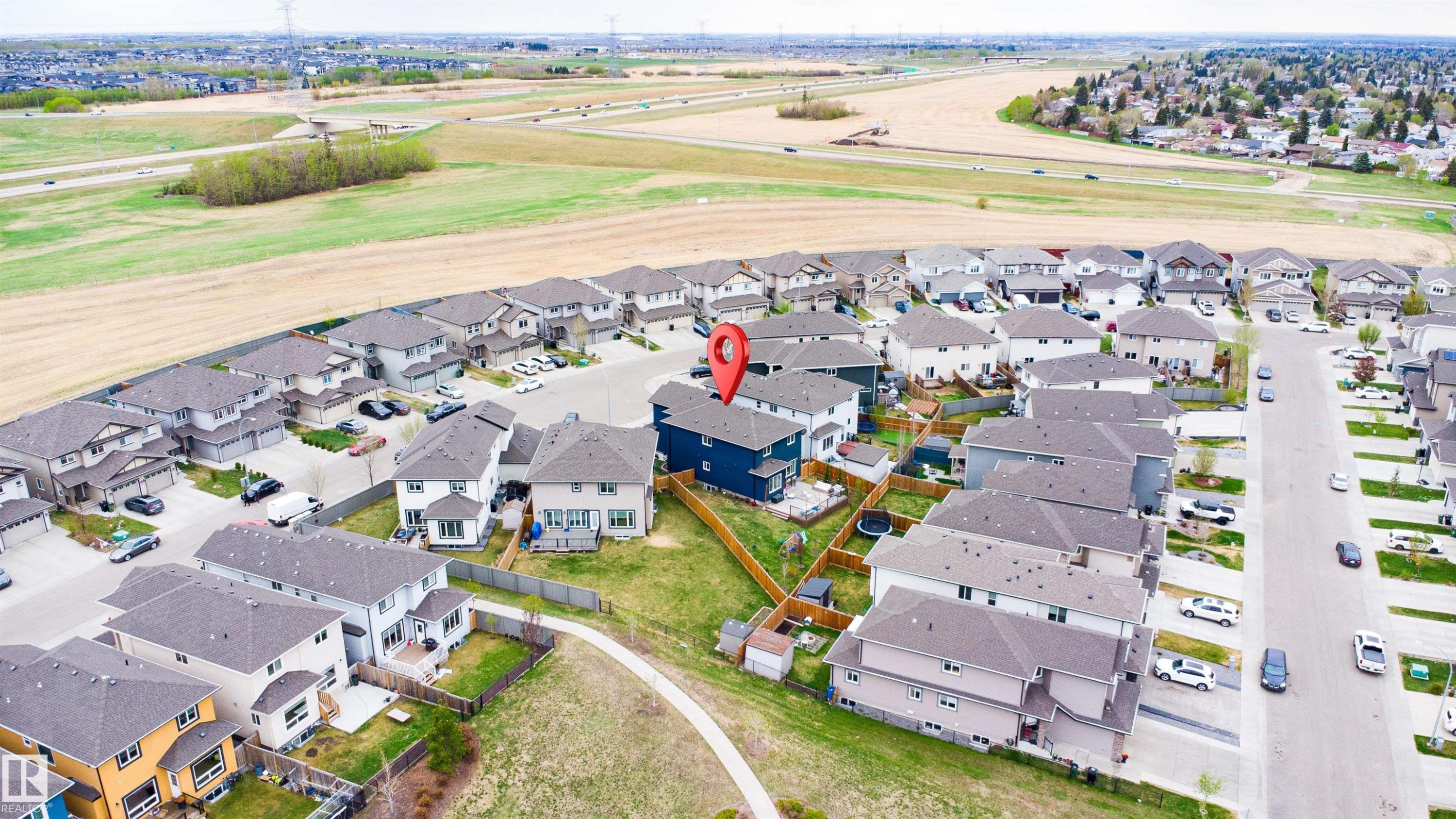 Aerial view - 3312 11 Avenue, Edmonton, AB