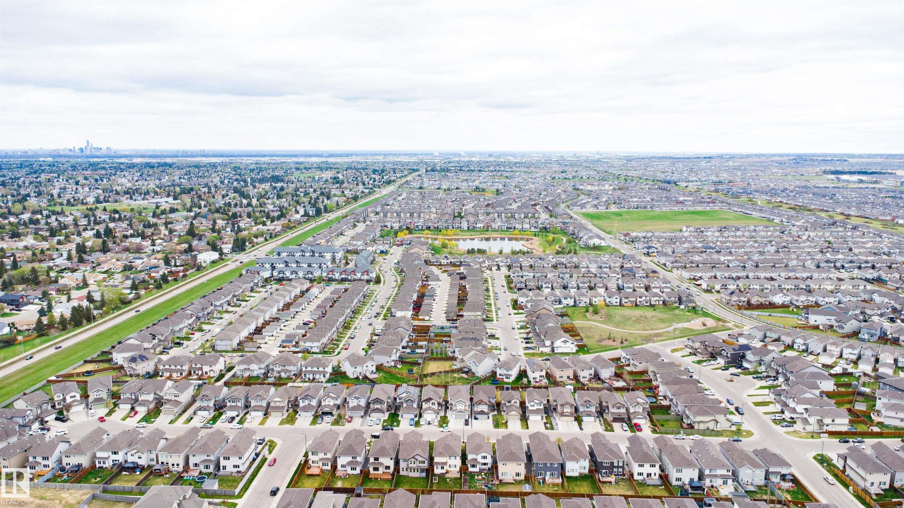 Aerial view - 3312 11 Avenue, Edmonton, AB