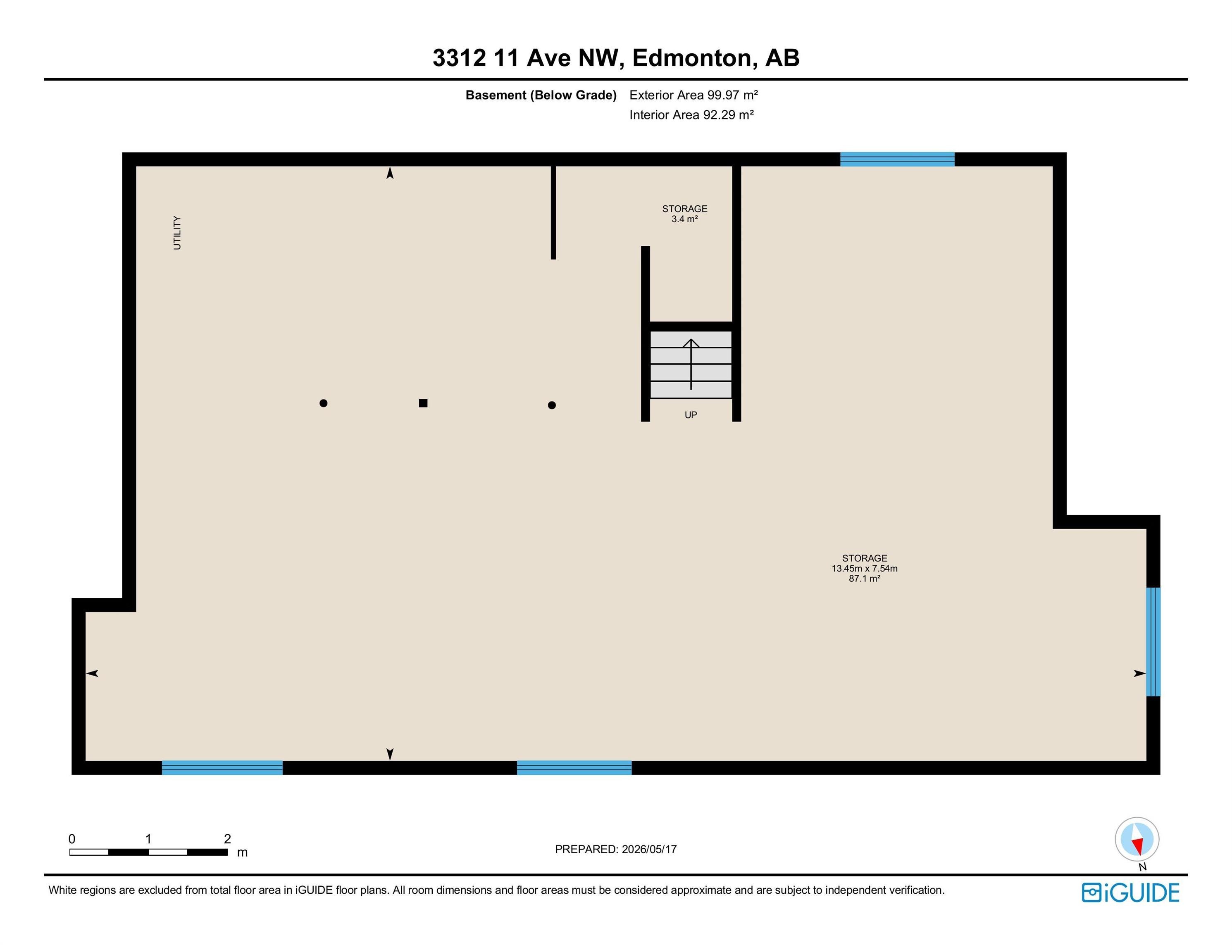 Floor plan - 3312 11 Avenue, Edmonton, AB