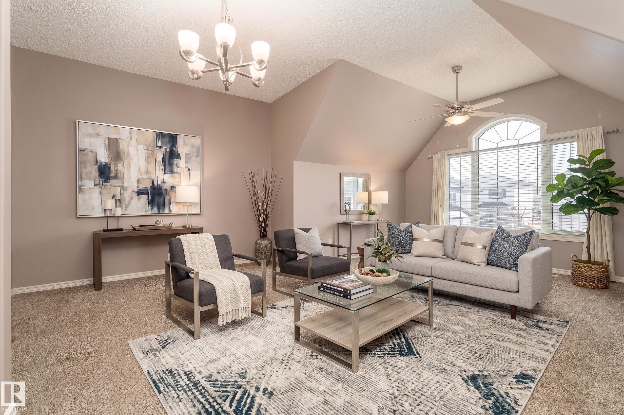 1044 Barnes Way, Edmonton, AB - Indoor Photo Showing Living Room