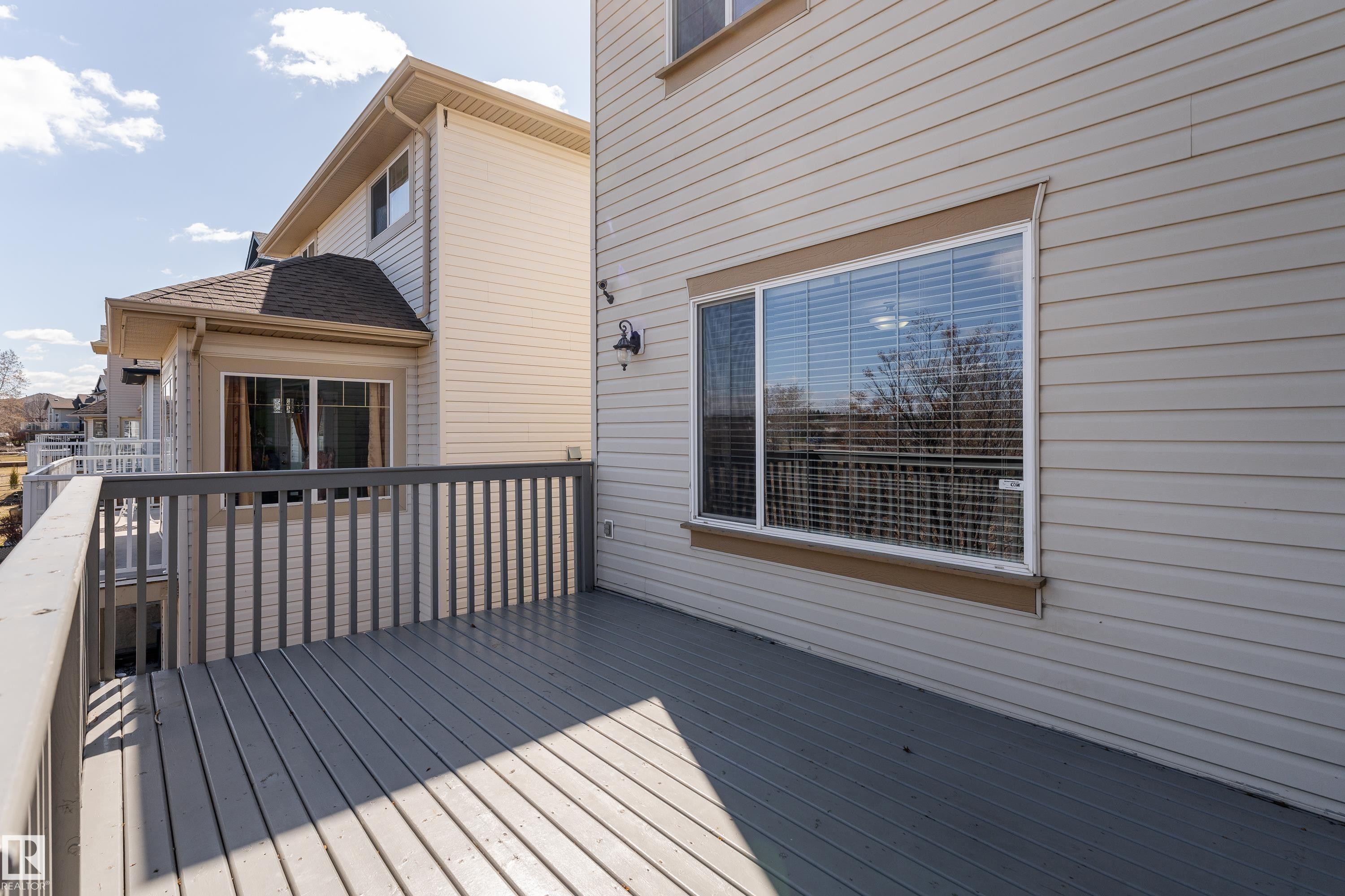 1044 Barnes Way, Edmonton, AB - Outdoor With Deck Patio Veranda With Exterior