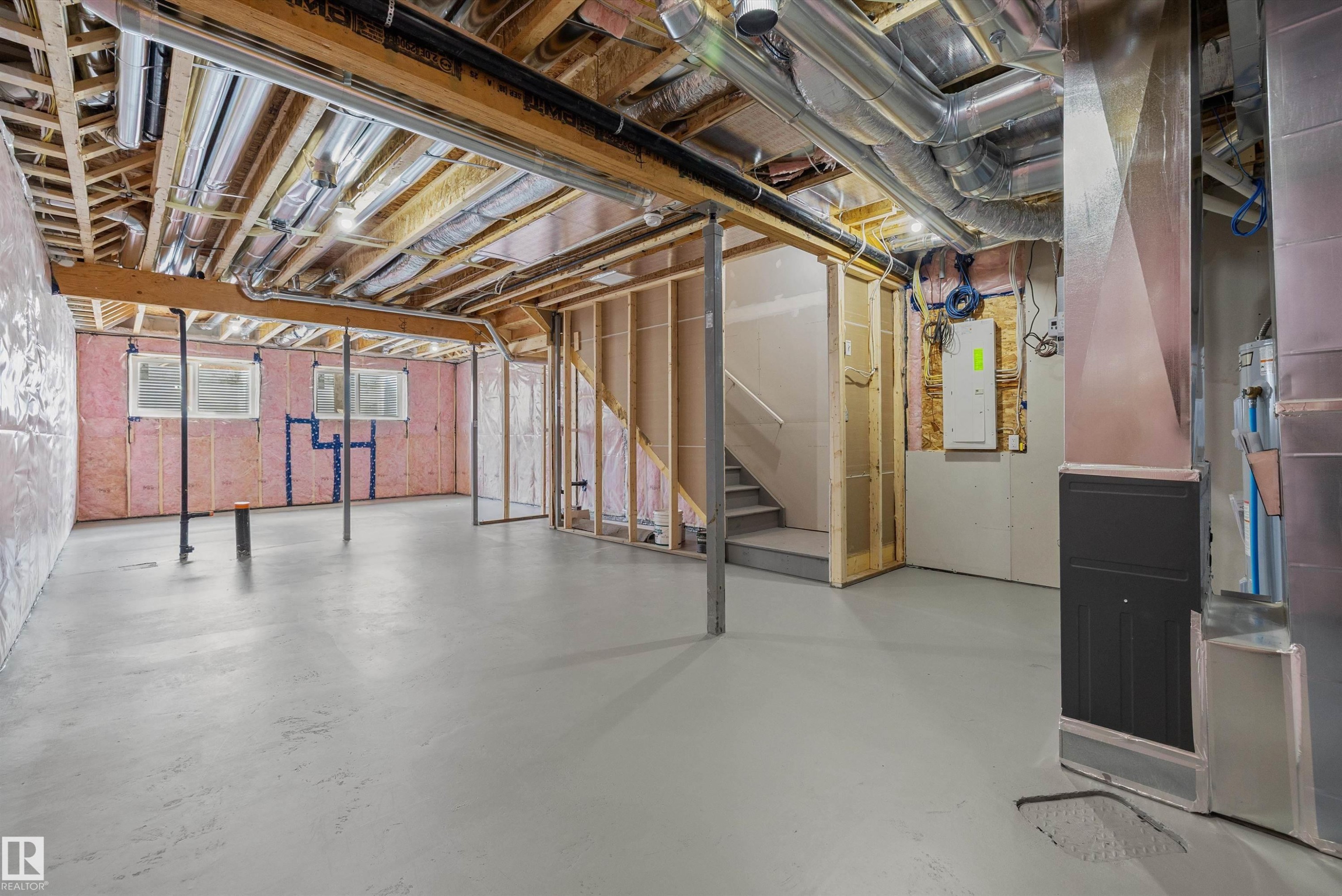 133 Mustang Close, Ardrossan, AB - Indoor Photo Showing Basement