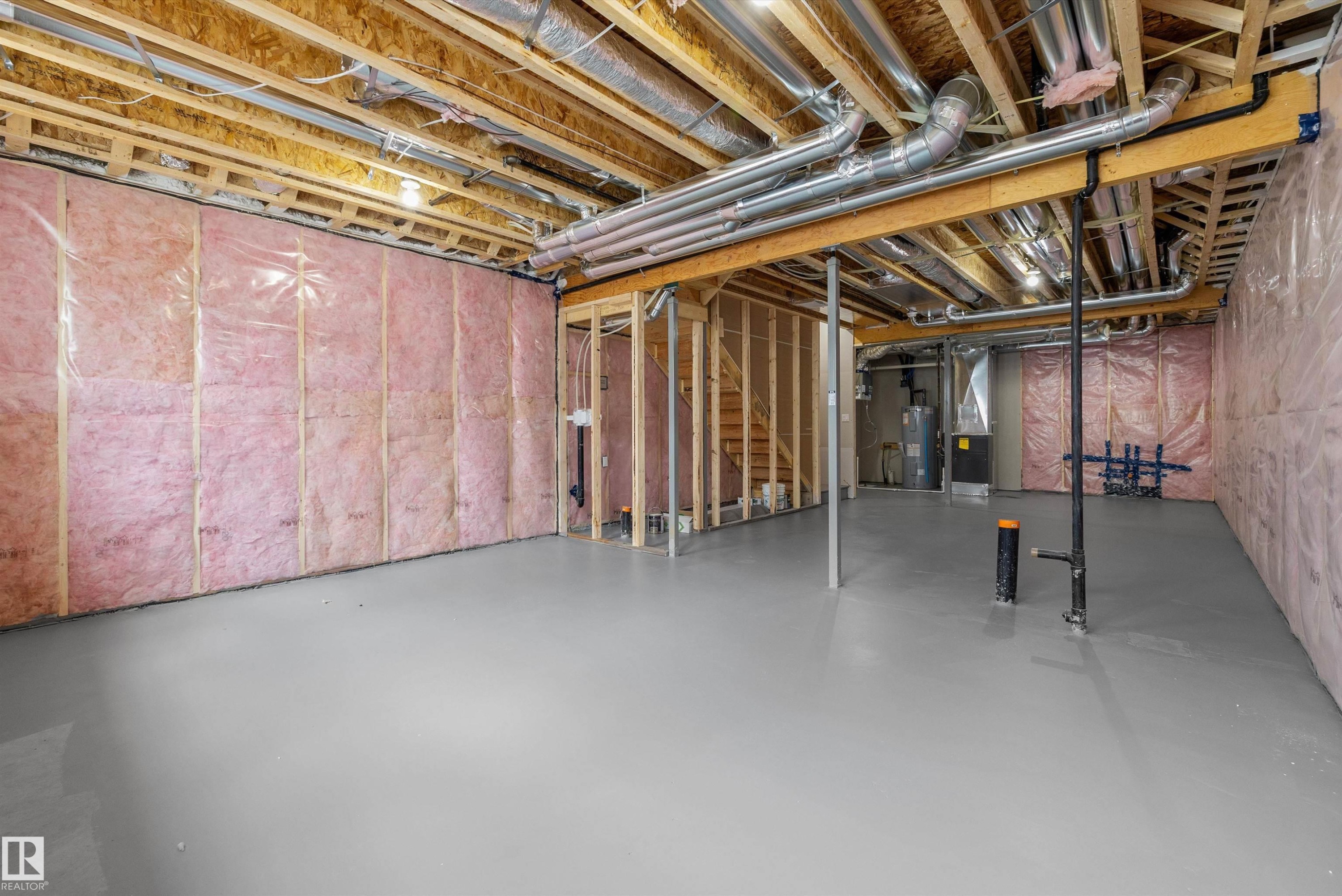 133 Mustang Close, Ardrossan, AB - Indoor Photo Showing Basement