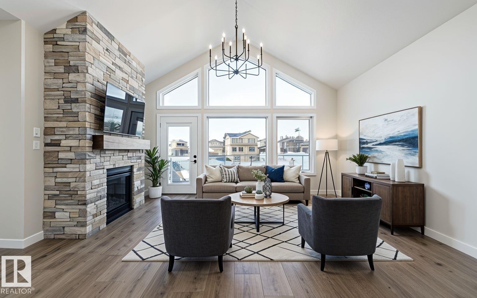 Living room - 110 Lilac Close, Leduc, AB