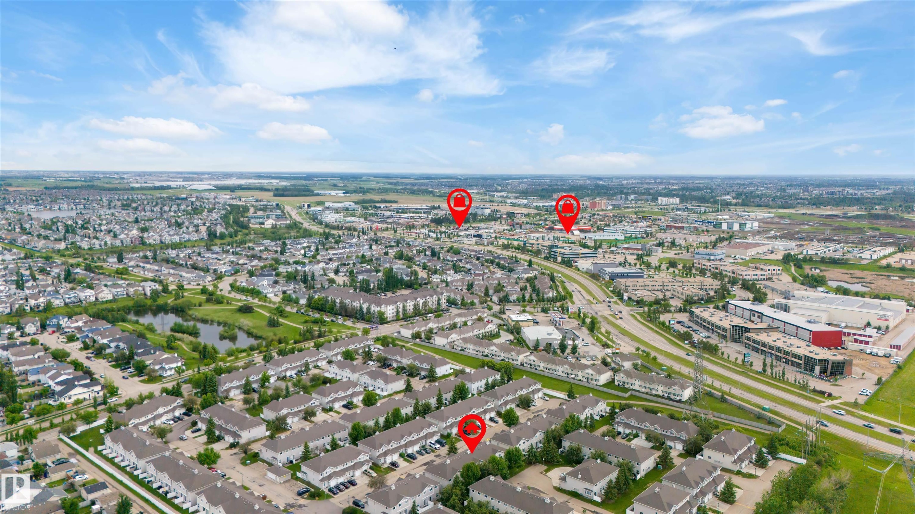 #90 230 Edwards Dr Sw, Edmonton, AB - Outdoor With View