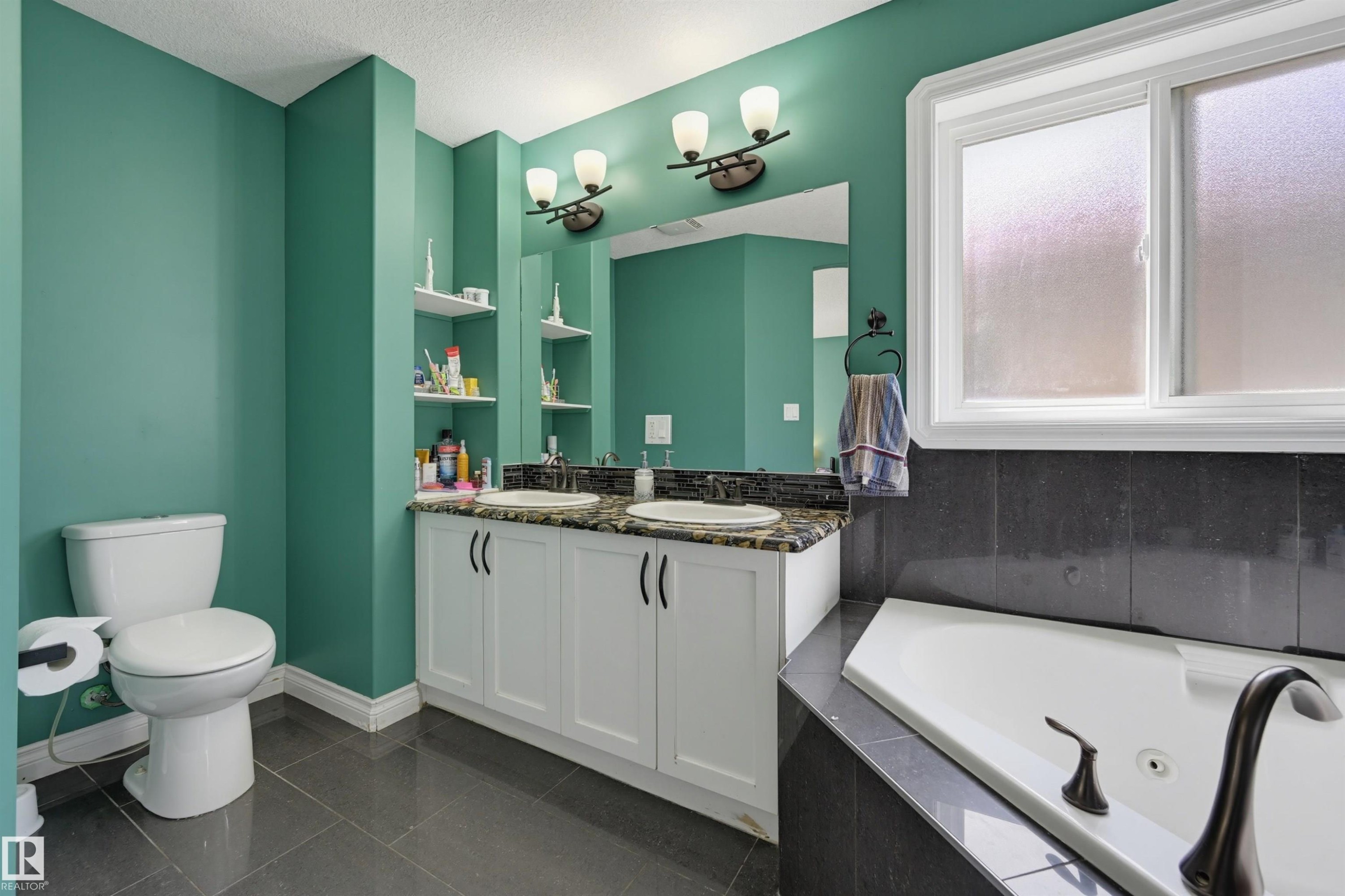 Bathroom - 21928 97 Avenue Nw, Edmonton, AB - Indoor Photo Showing Bathroom