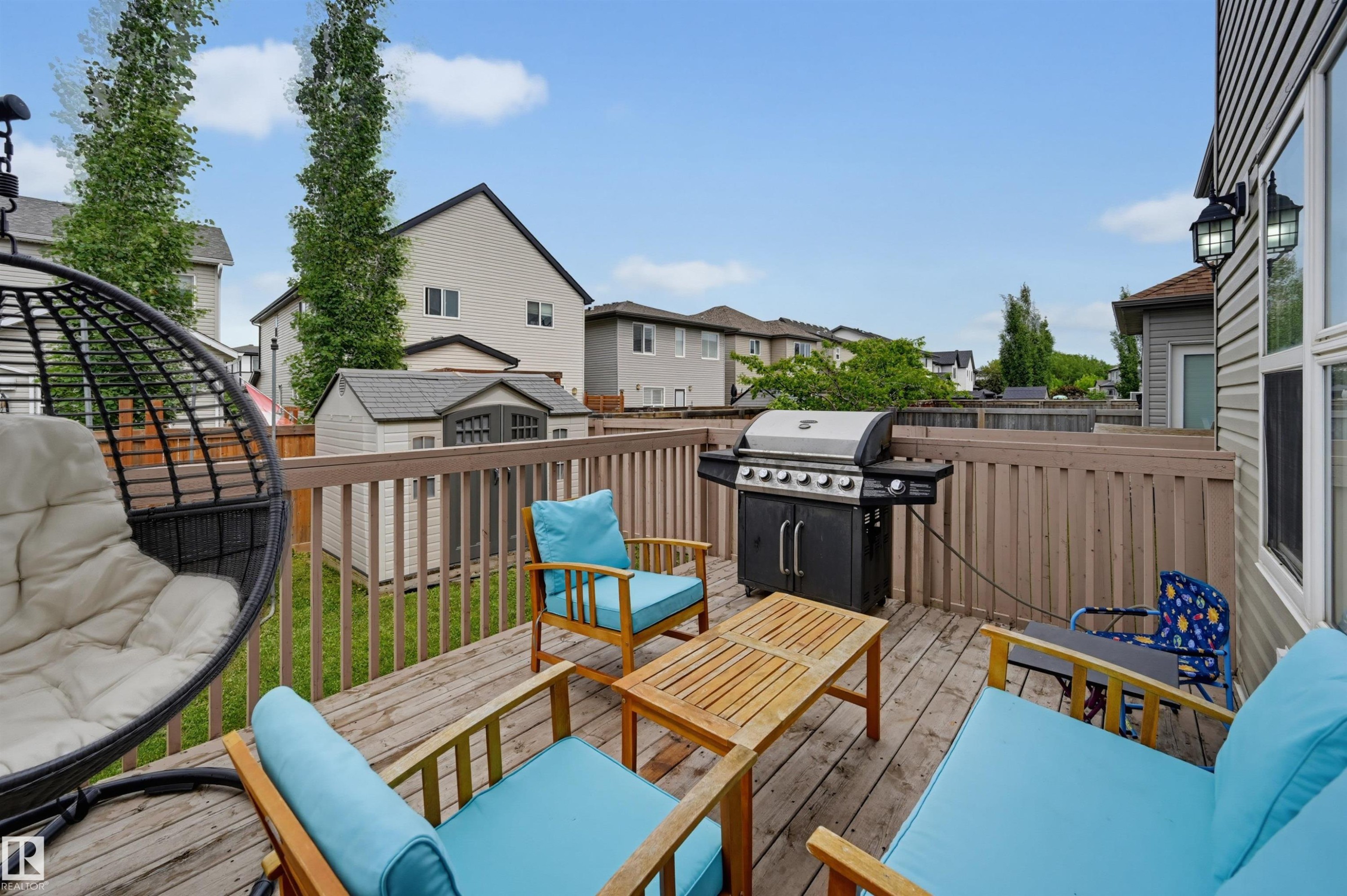 Deck - 21928 97 Avenue Nw, Edmonton, AB - Outdoor With Deck Patio Veranda With Exterior