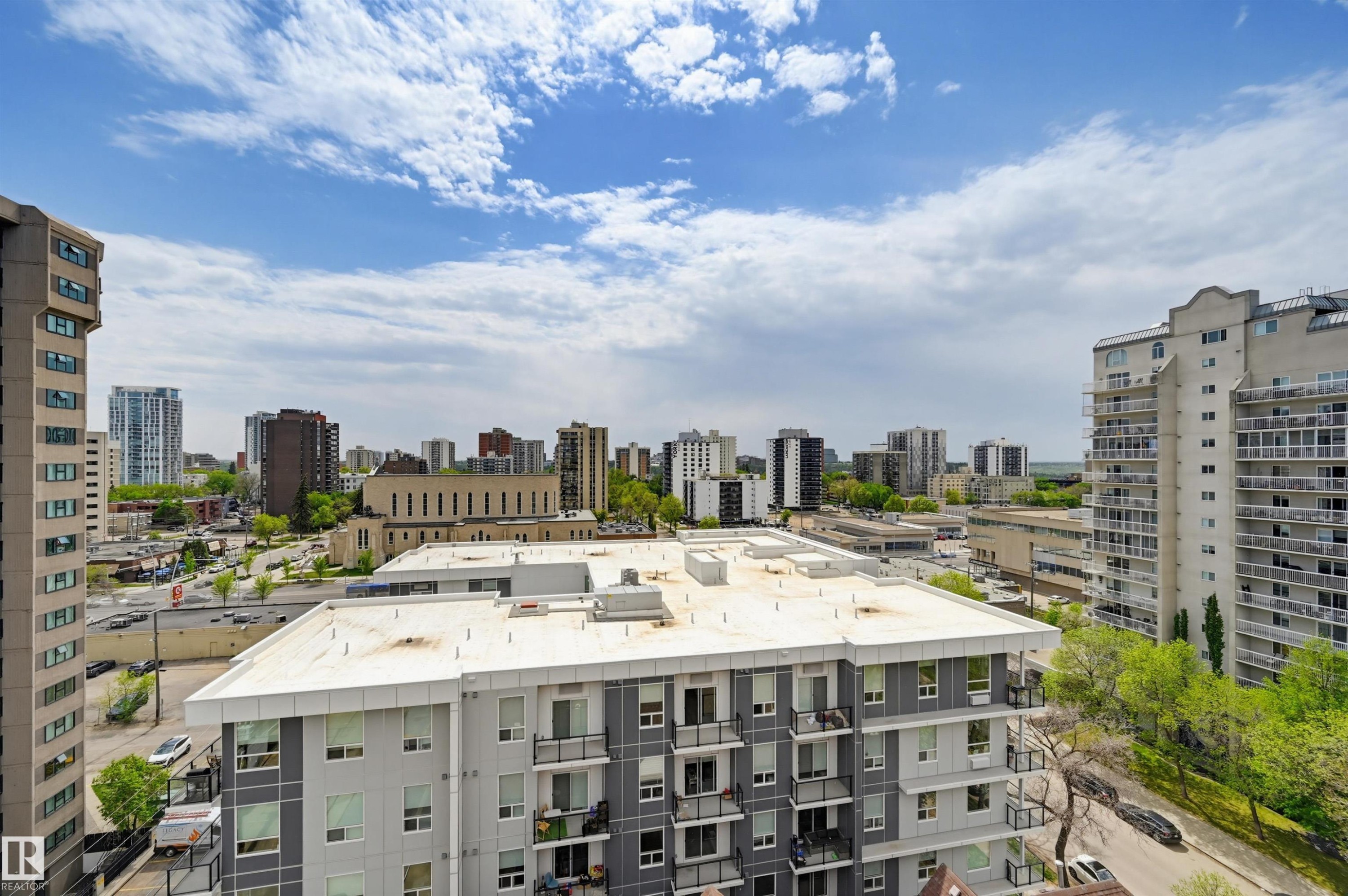 #1003 10155 114 St Nw, Edmonton, AB - Outdoor With Balcony With View