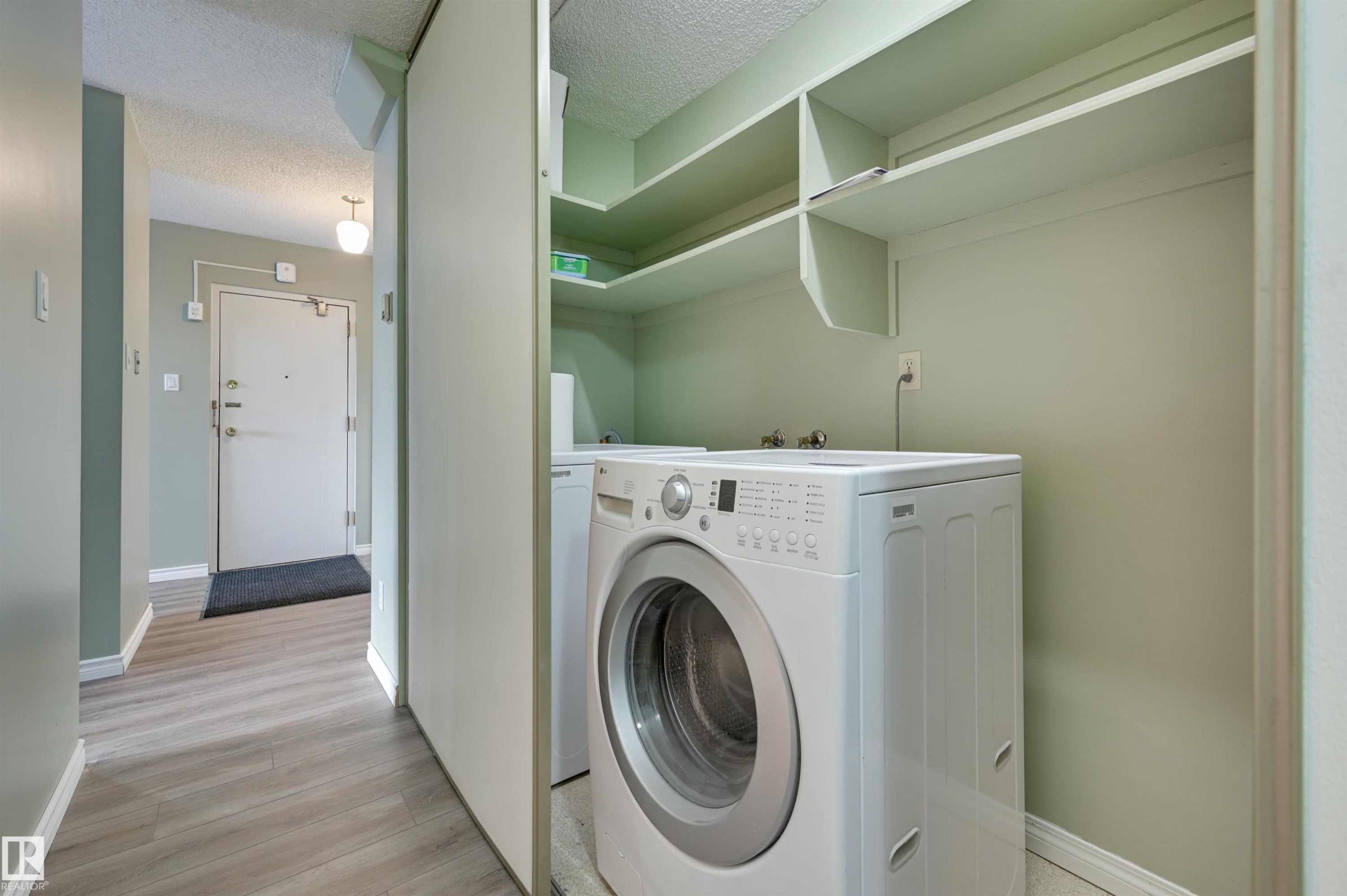#1003 10155 114 St Nw, Edmonton, AB - Indoor Photo Showing Laundry Room