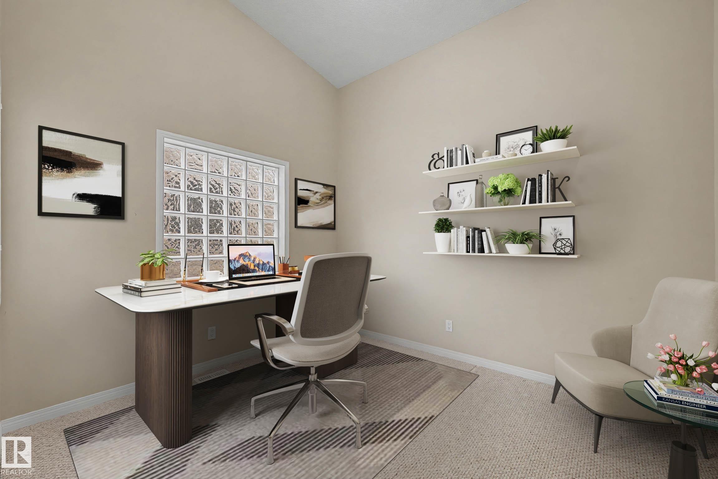 #6 2031 Brennan Cr Nw, Edmonton, AB - Indoor Photo Showing Office