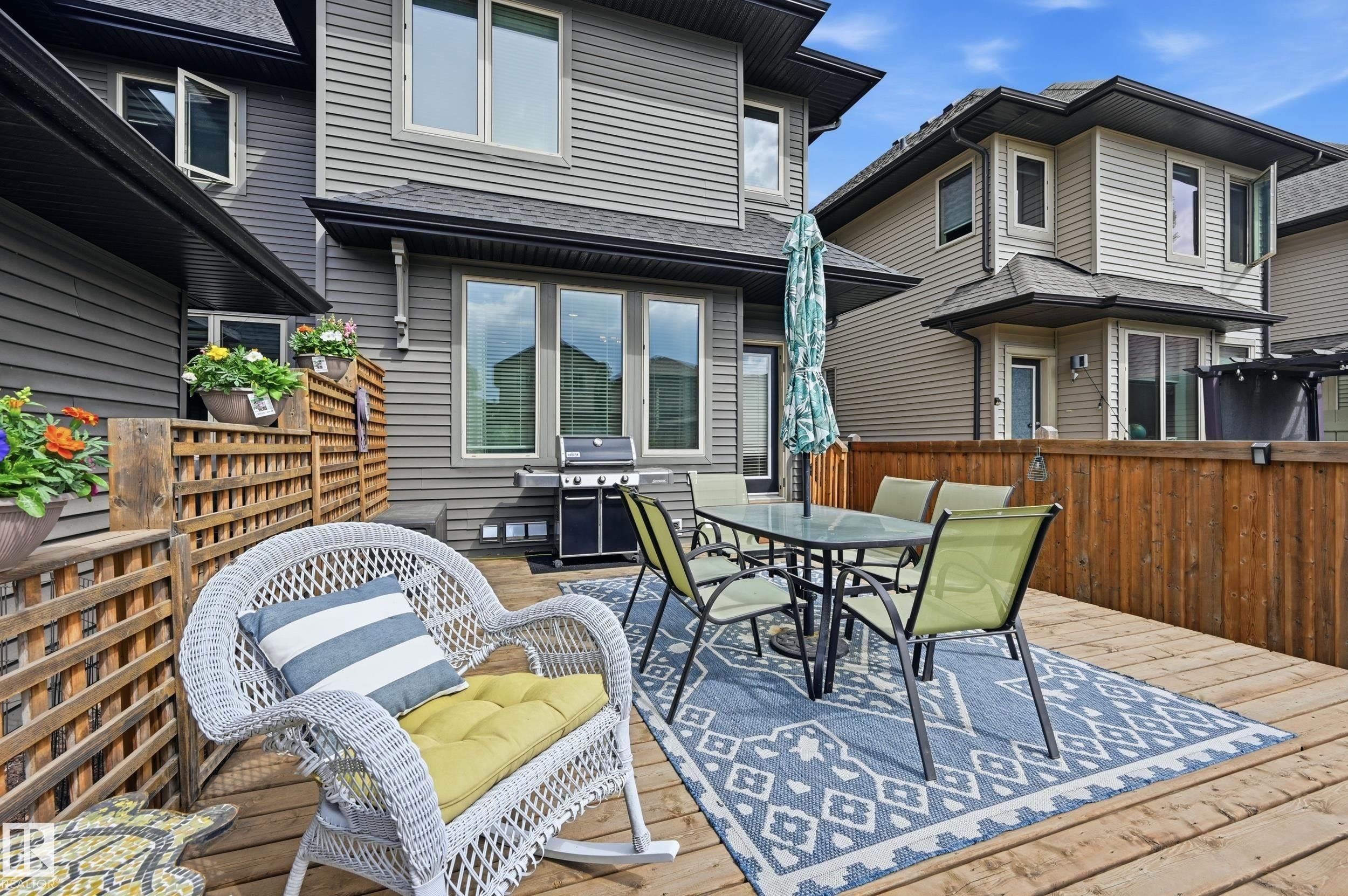 3252 Allan Way, Edmonton, AB - Outdoor With Deck Patio Veranda With Exterior