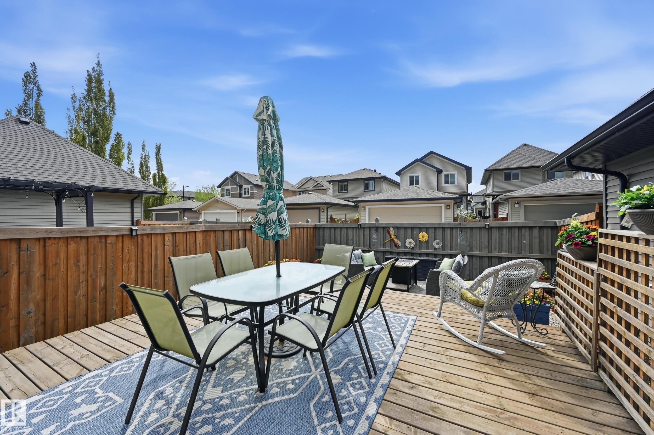 3252 Allan Way, Edmonton, AB - Outdoor With Deck Patio Veranda With Exterior