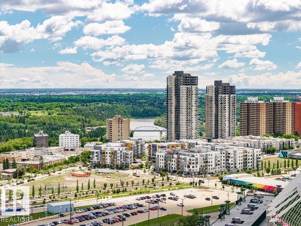 Expansive urban landscape featuring multiple high-rise and mid-rise residential buildings - 11241 88 Street, Edmonton, AB