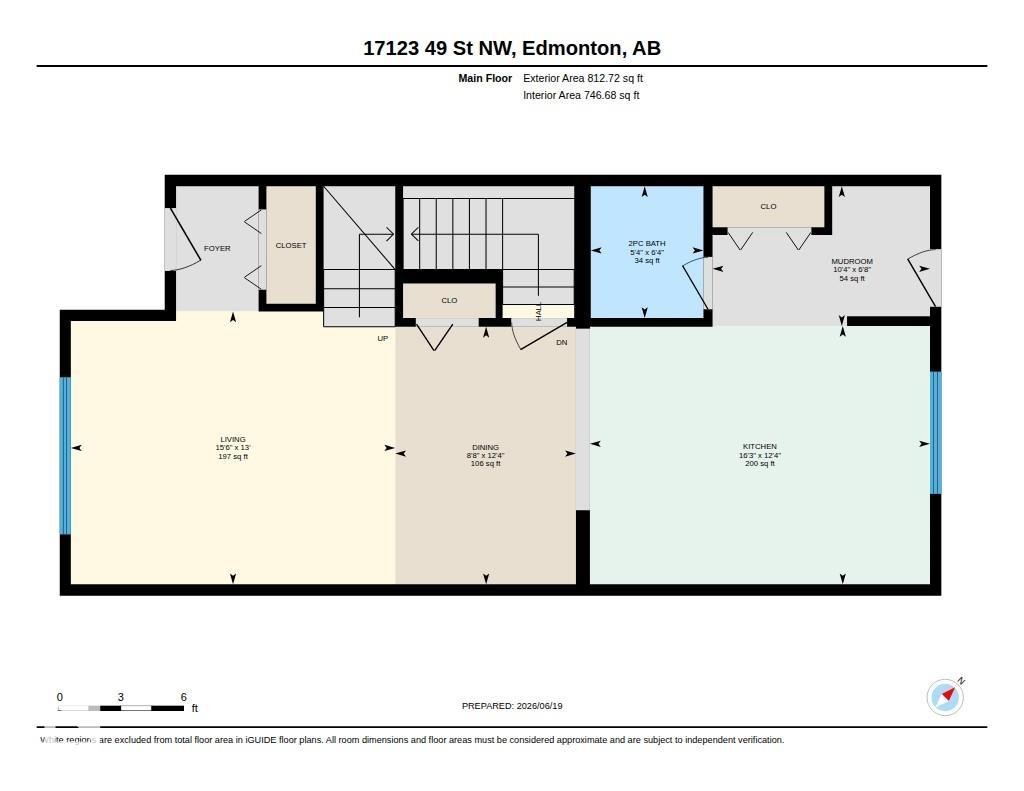 Floor plan - 17123 49 Street, Edmonton, AB