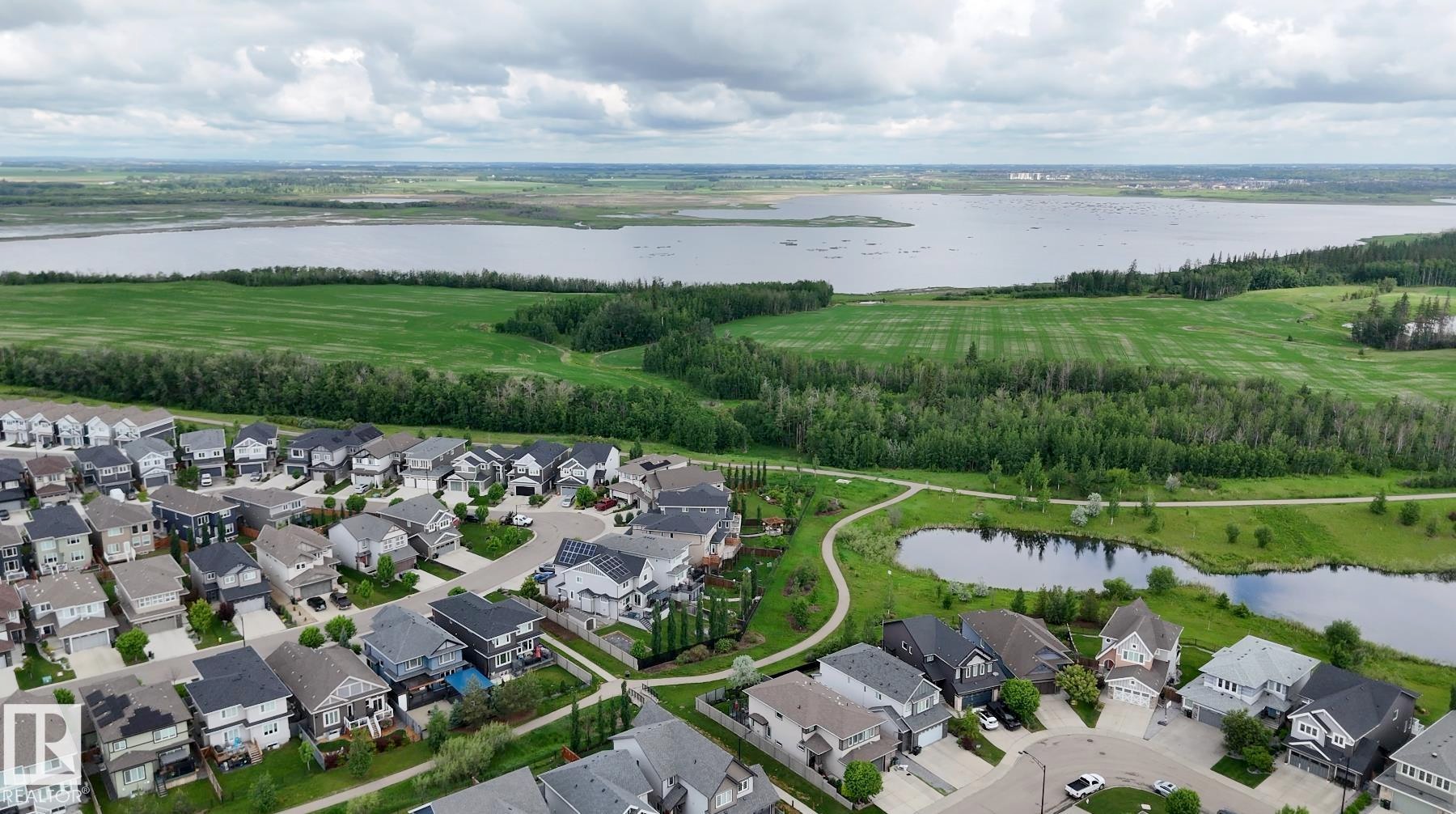 12833 205 Street Nw, Edmonton, AB - Outdoor With Body Of Water With View