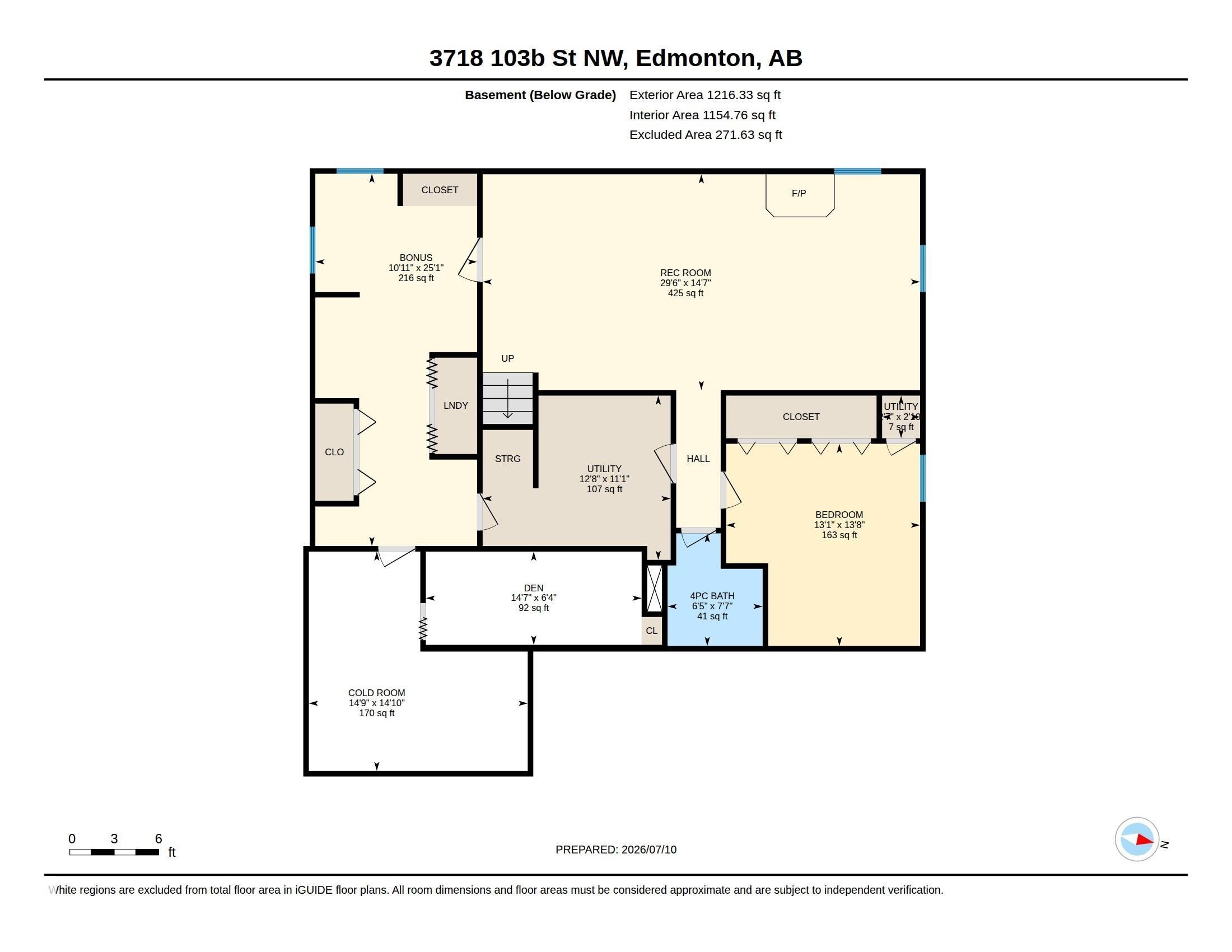 Floor plan - 3718 103B Street Nw, Edmonton, AB - Other