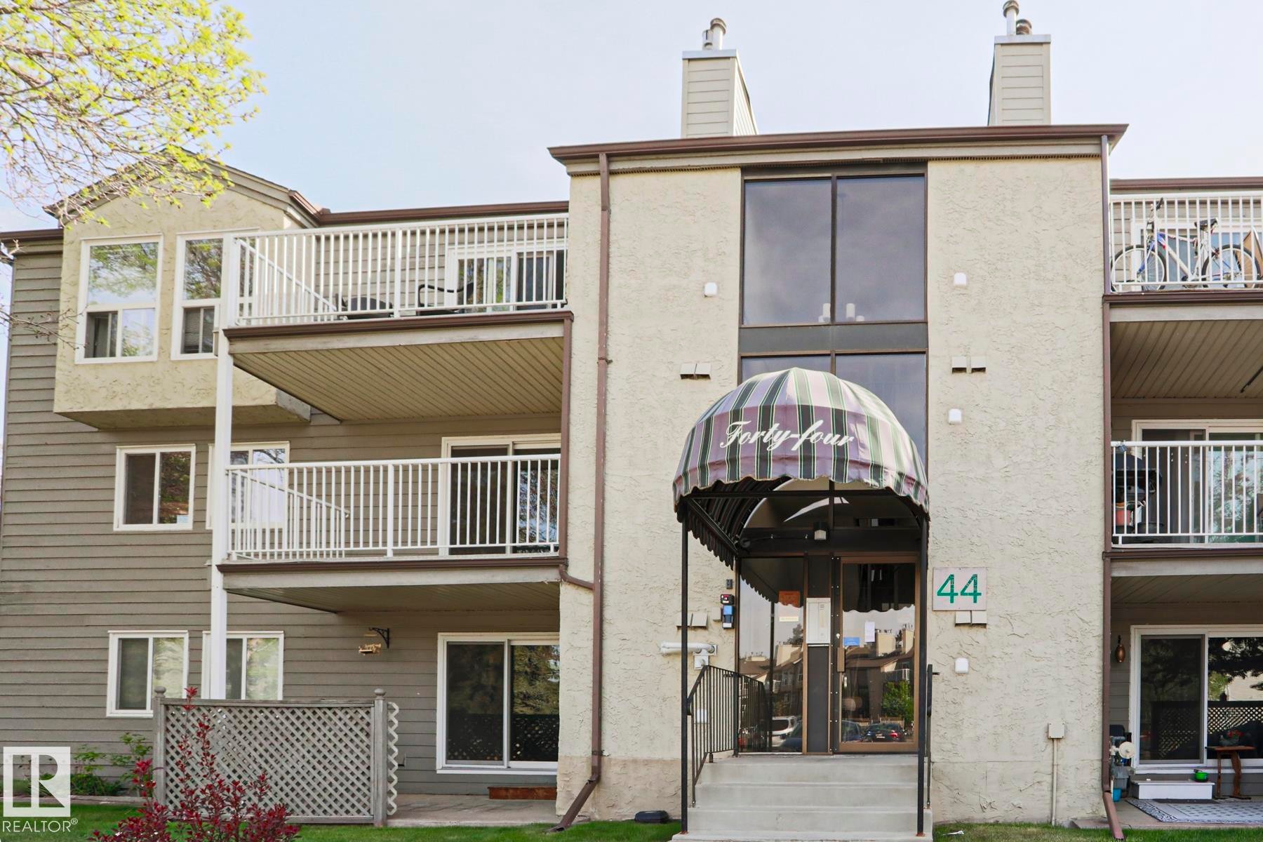 203 44 Alpine Place, St. Albert, AB - Outdoor With Balcony With Exterior