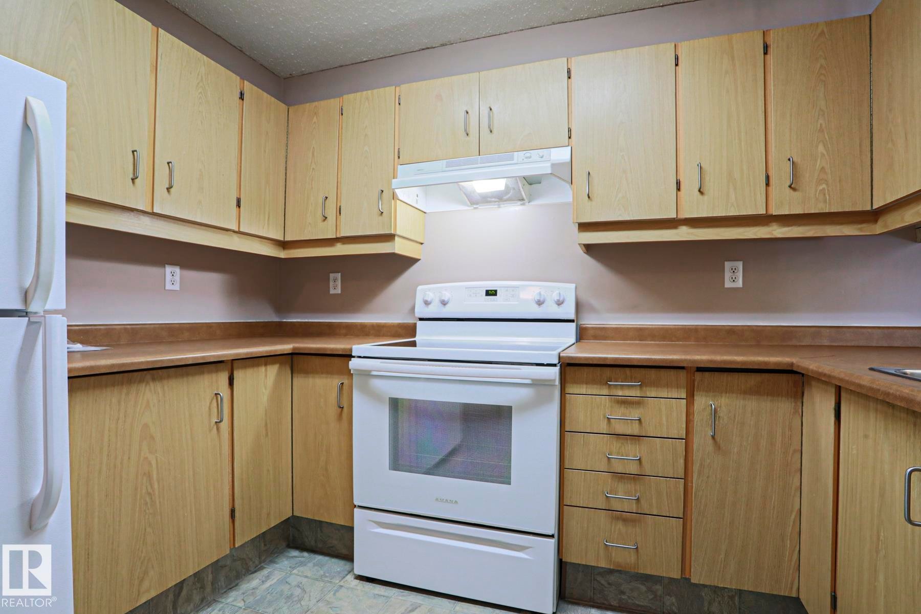 203 44 Alpine Place, St. Albert, AB - Indoor Photo Showing Kitchen