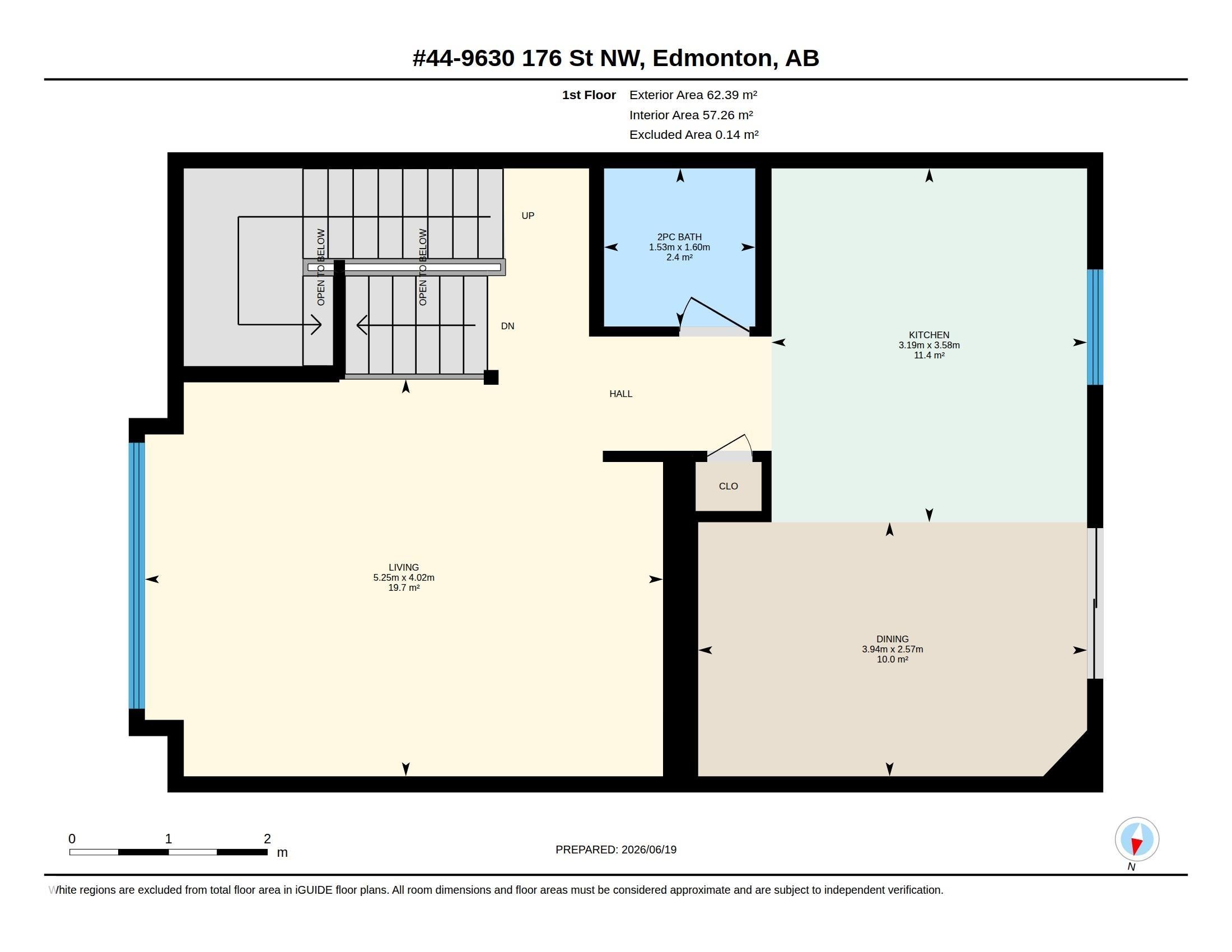 Floor plan - 44 9630 176 Street, Edmonton, AB