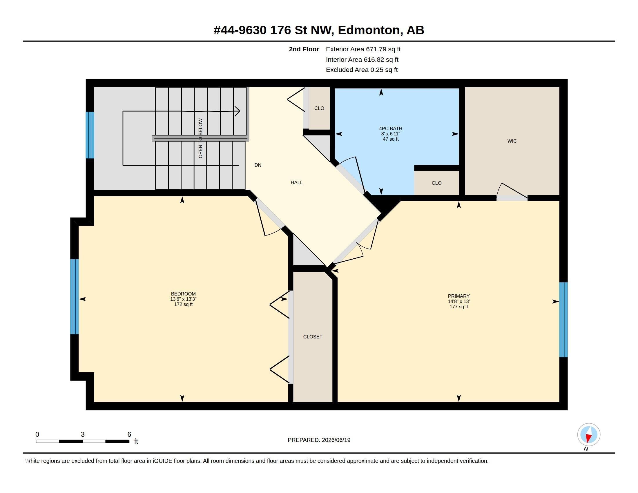 Floor plan - 44 9630 176 Street, Edmonton, AB