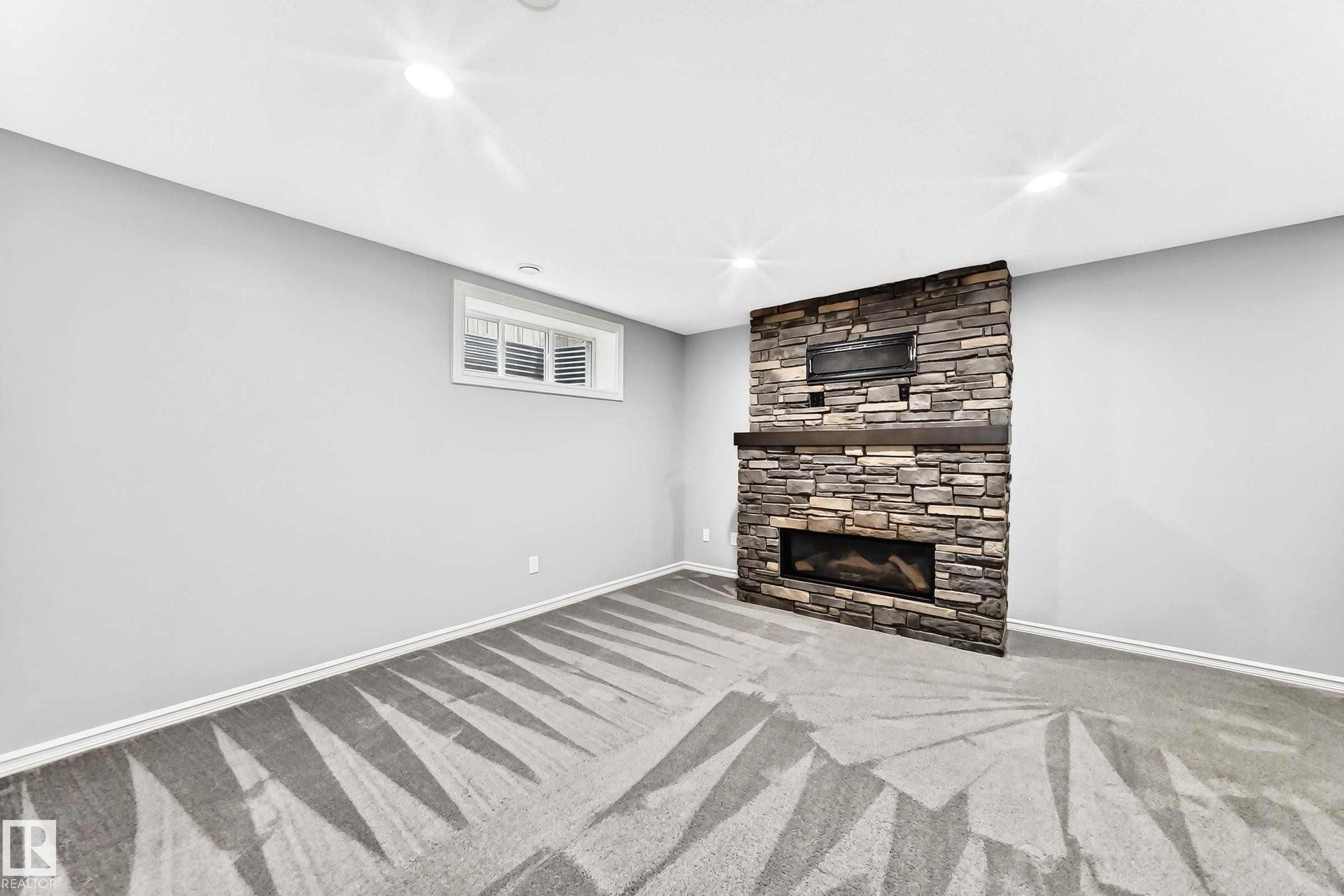 5233 2A Avenue Sw, Edmonton, AB - Indoor With Fireplace