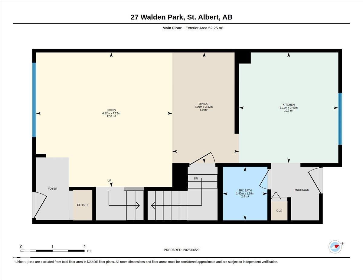 Floor plan - 27 Walden Park, St. Albert, AB