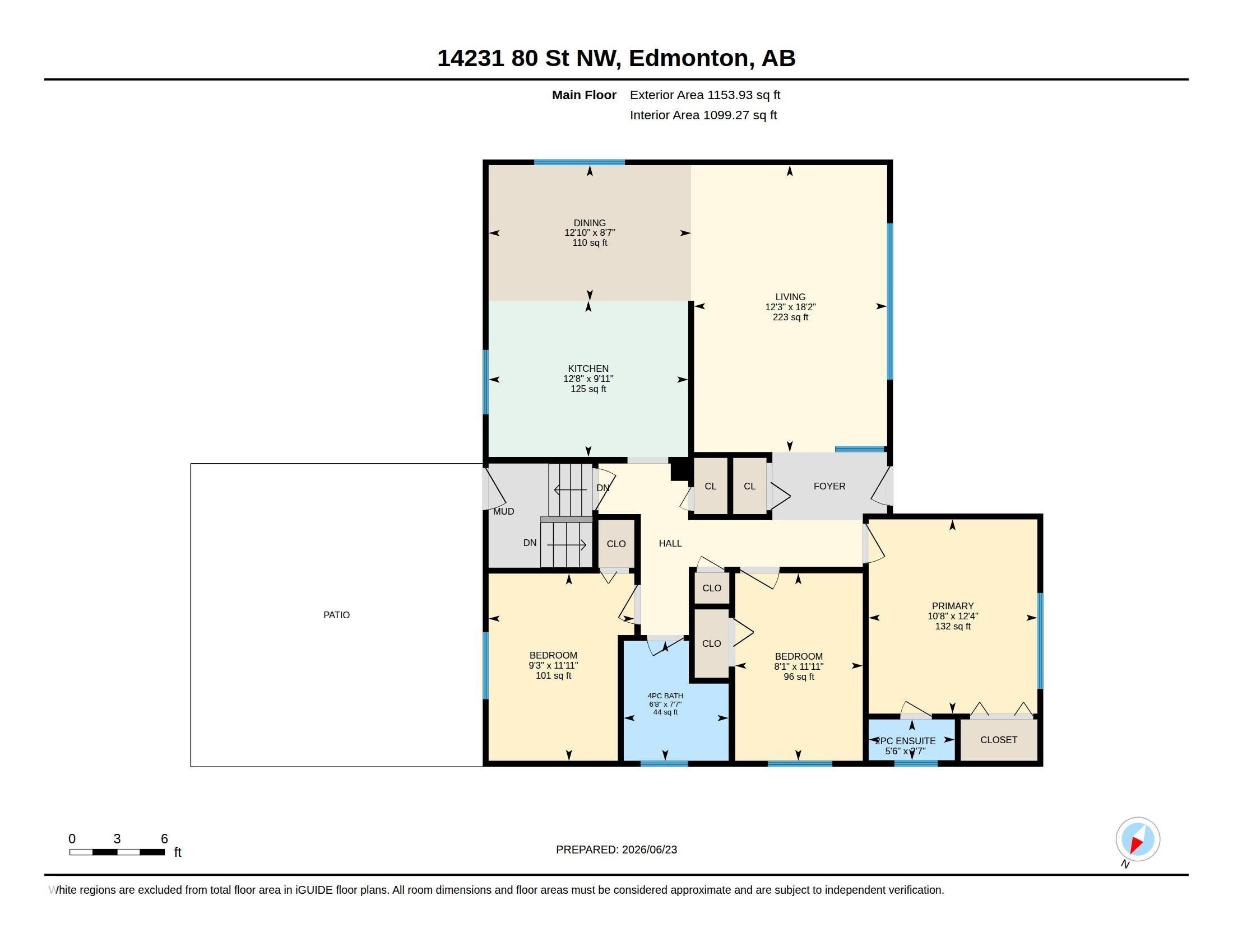 Floor plan - 14231 80 Street, Edmonton, AB