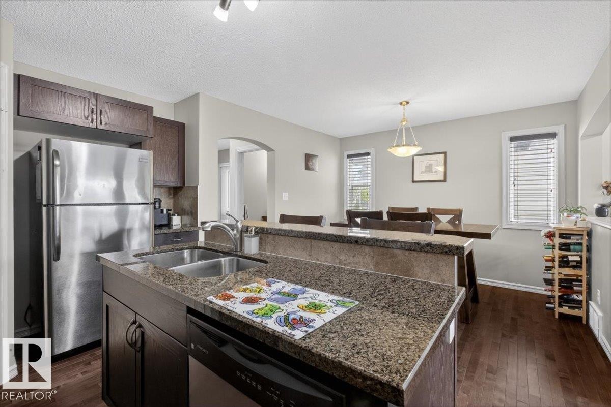 1107 35 Avenue, Edmonton, AB - Indoor Photo Showing Kitchen With Double Sink