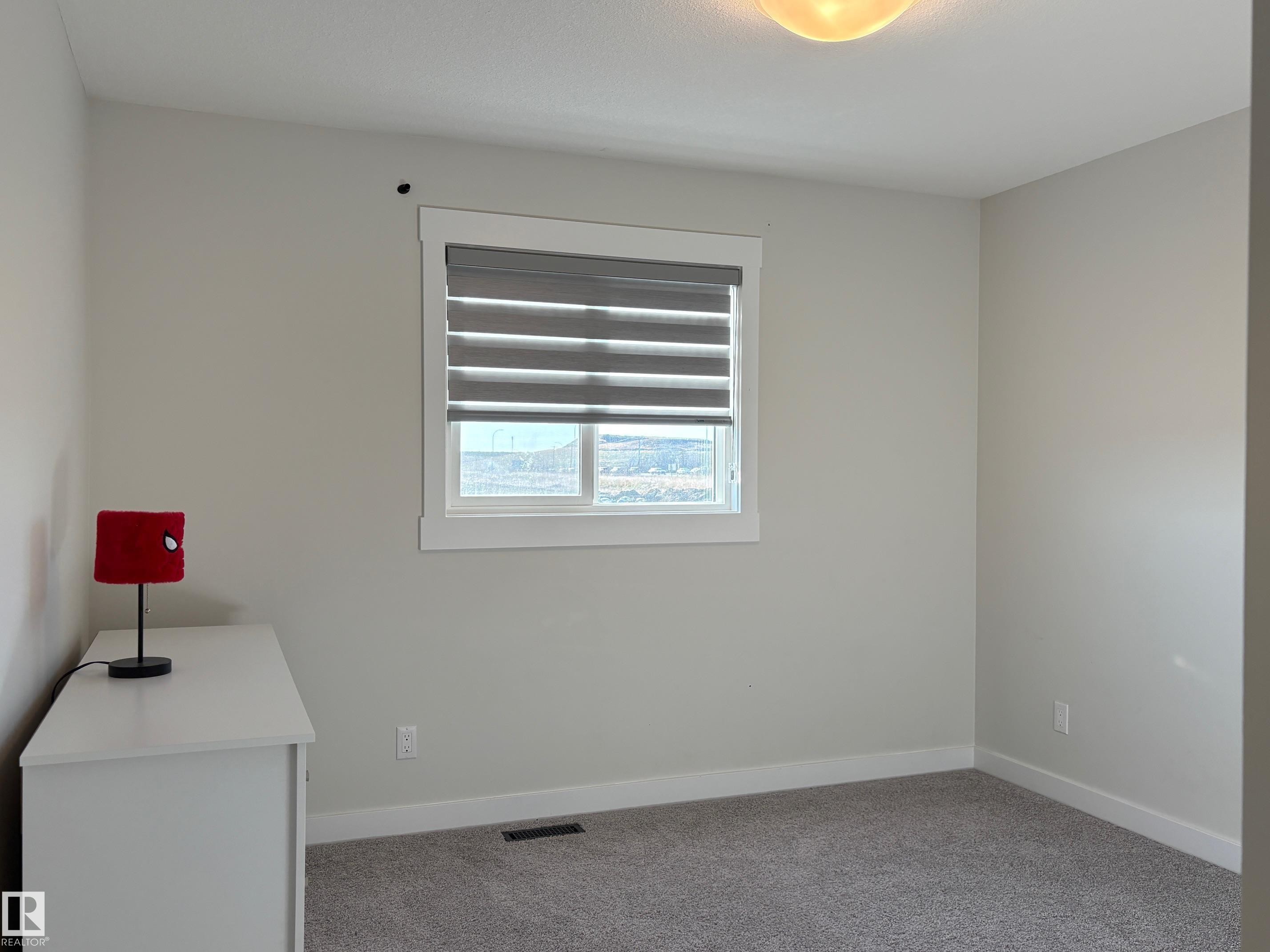 Bright window featuring horizontal blinds - 9952 227 Street, Edmonton, AB