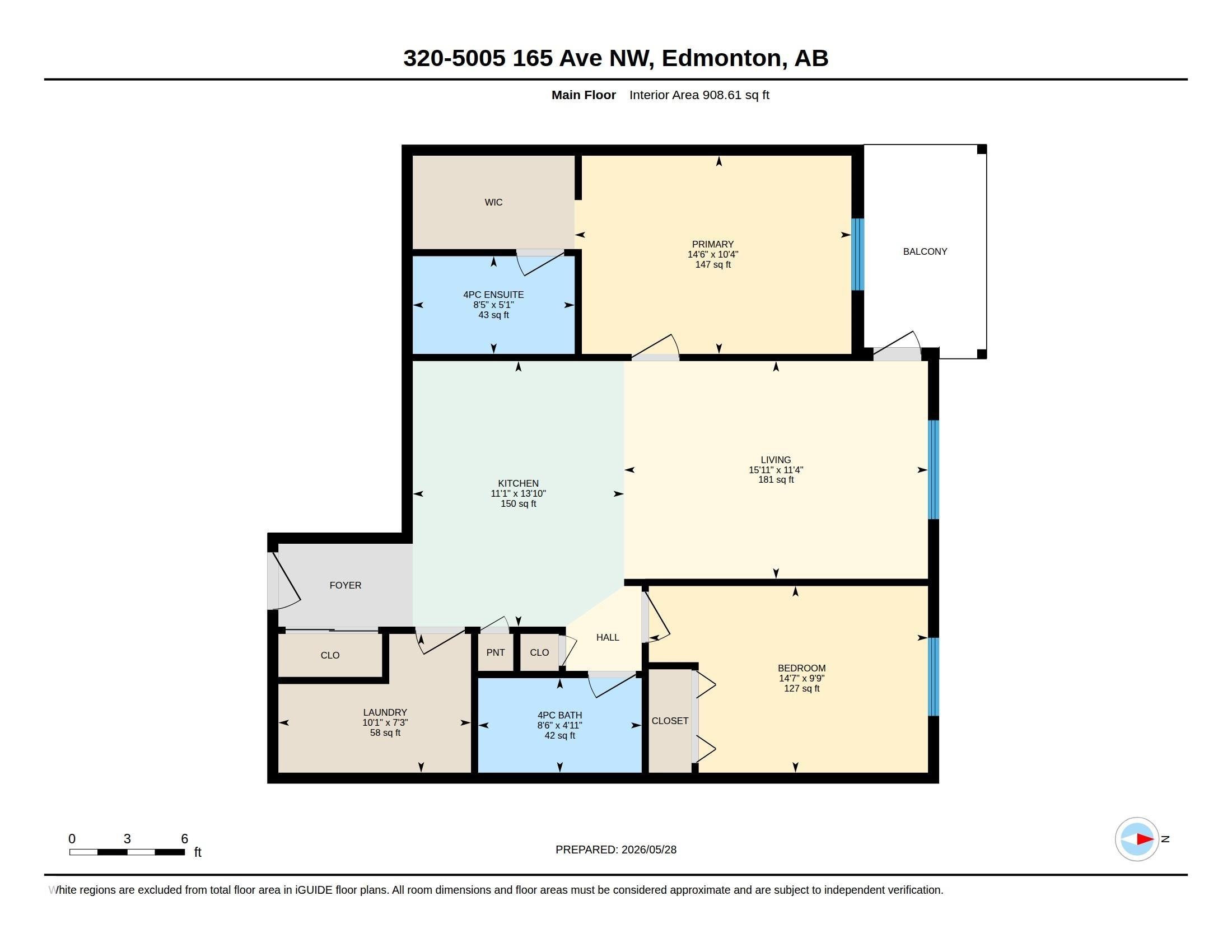 Floor plan - 320 5005 165 Avenue, Edmonton, AB - Other