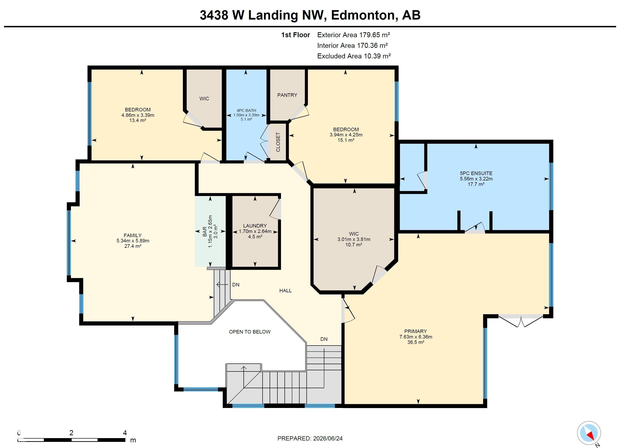 Floor plan - 3438 West Landing Landing, Edmonton, AB